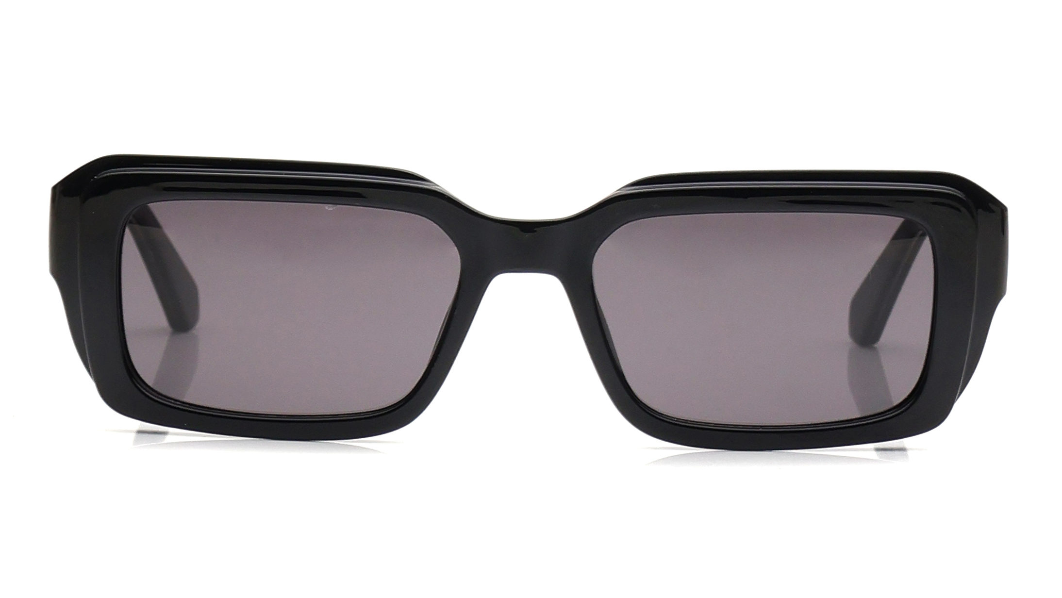 Image 1 of Grey Rectangle Sunglasses for Men and Women from Calvin Klein Available at Titan Eye+