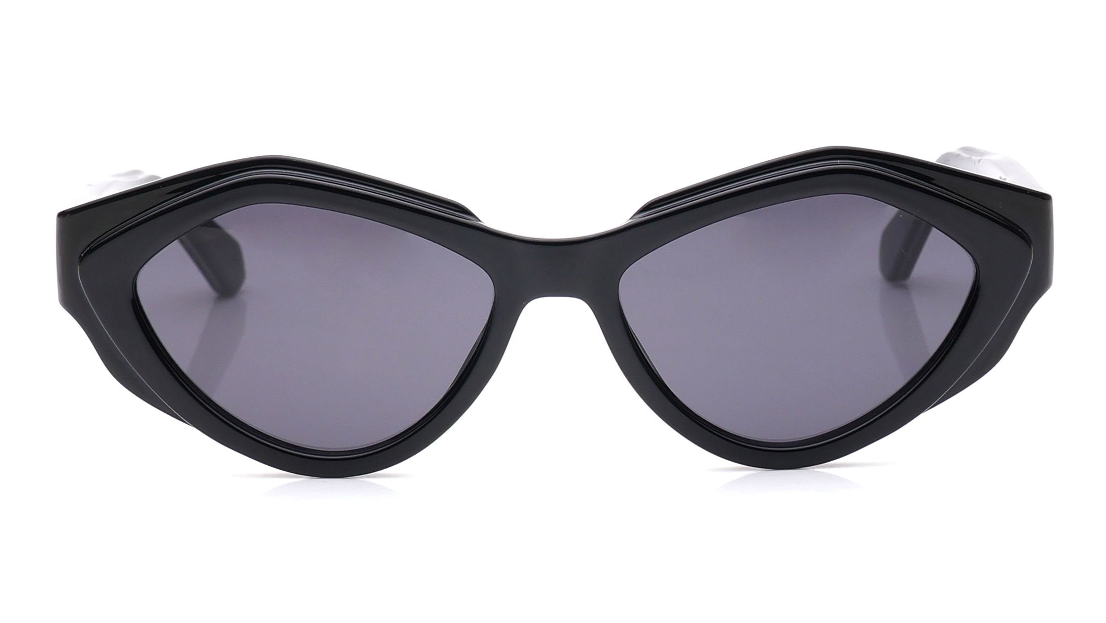 Image 1 of Smoke Rectangle Sunglasses for Men and Women from Calvin Klein Available at Titan Eye+
