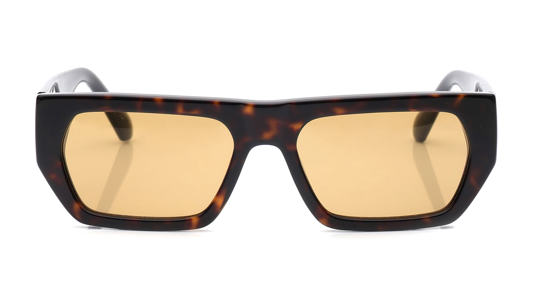 Image 1 of Orange Rectangle Sunglasses for Men and Women from Calvin Klein Available at Titan Eye+