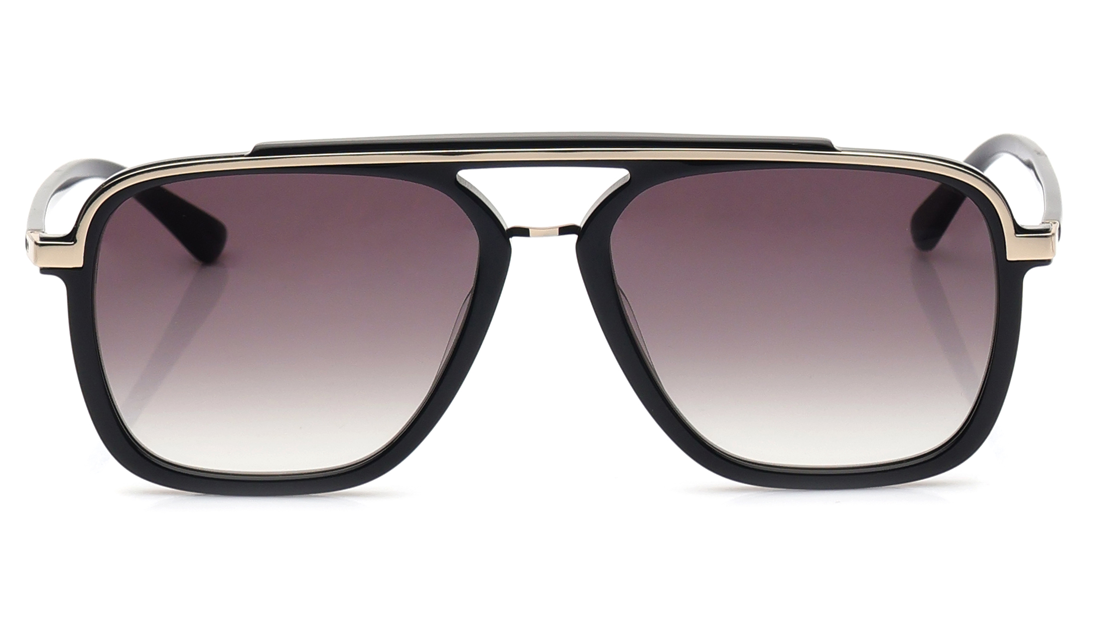 Image 1 of Brown Navigator Sunglasses for Men from Calvin Klein Available at Titan Eye+