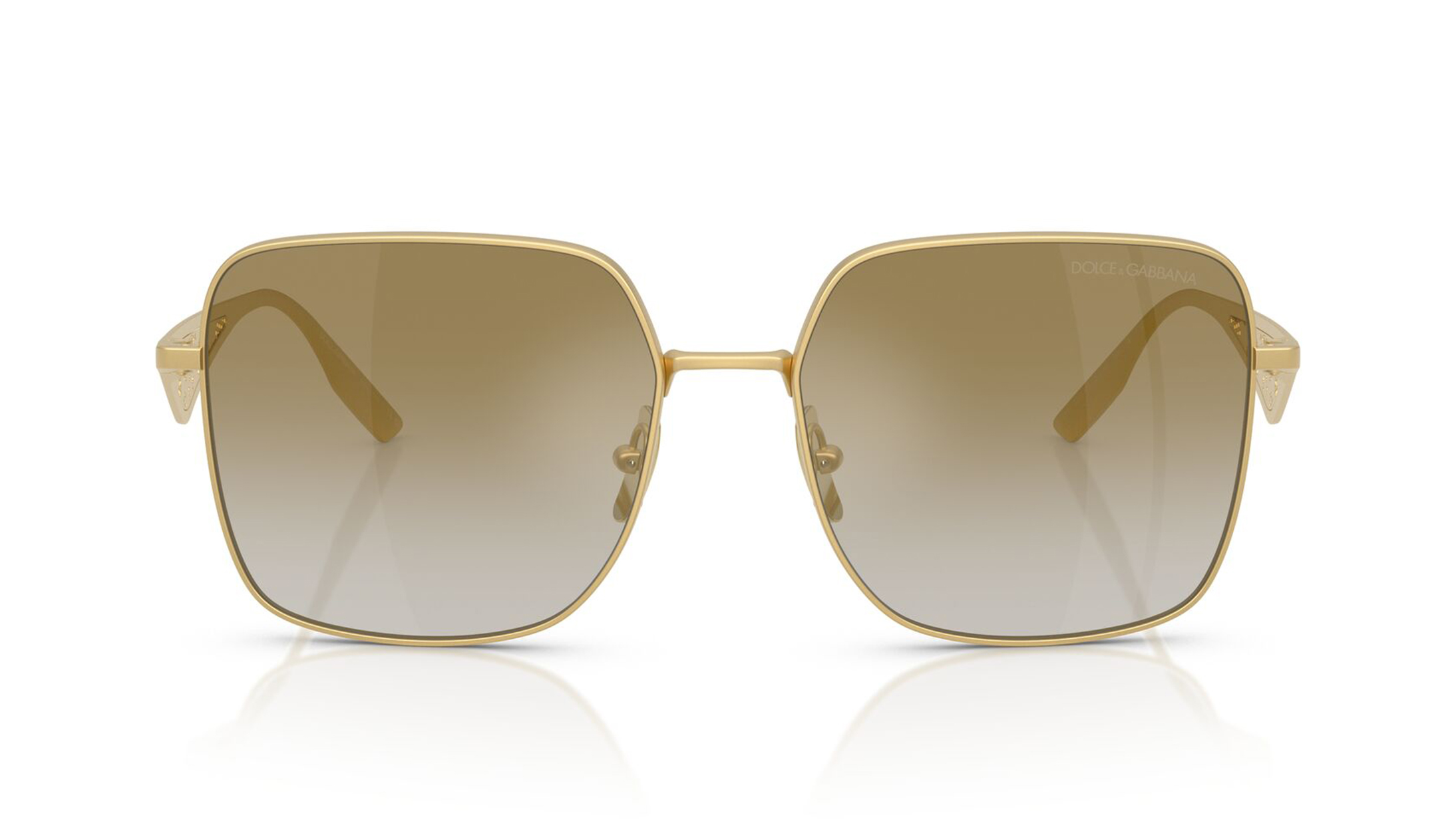 Image 1 of Brown Square Sunglasses for Women from Dolce And Gabbana Available at Titan Eye+