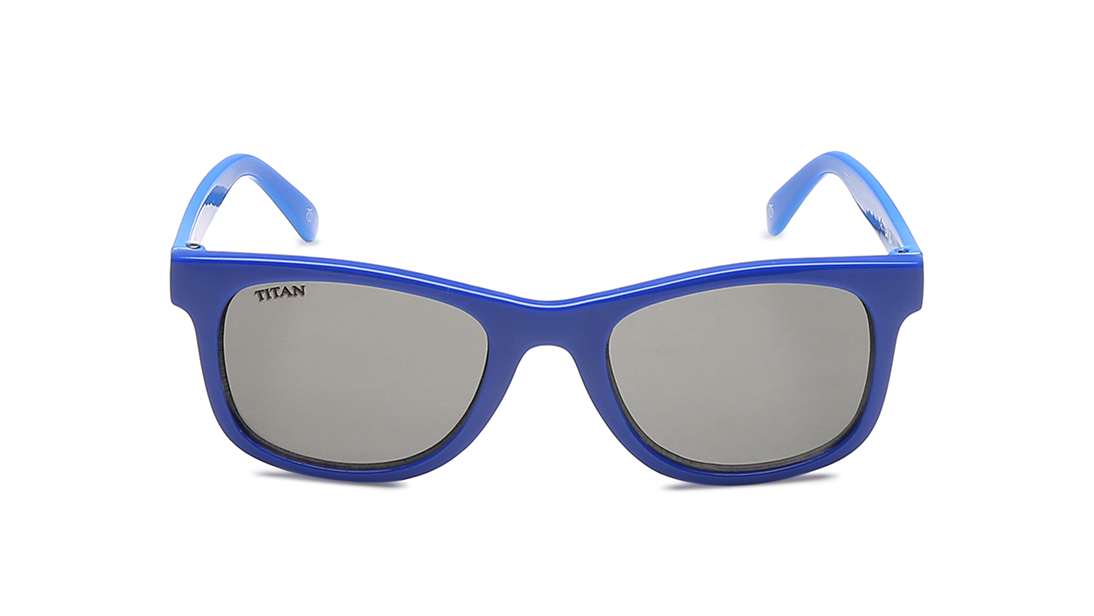 Image 1 of Black Square Sunglasses for Kids from Dash Available at Titan Eye+