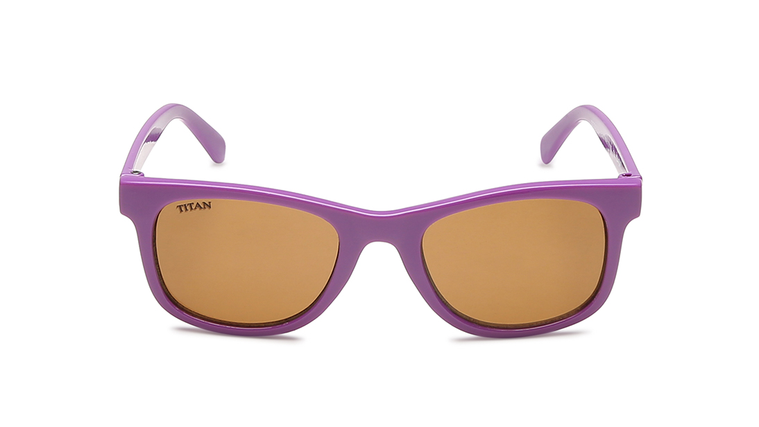 Image 1 of Black Square Sunglasses for Kids from Dash Available at Titan Eye+