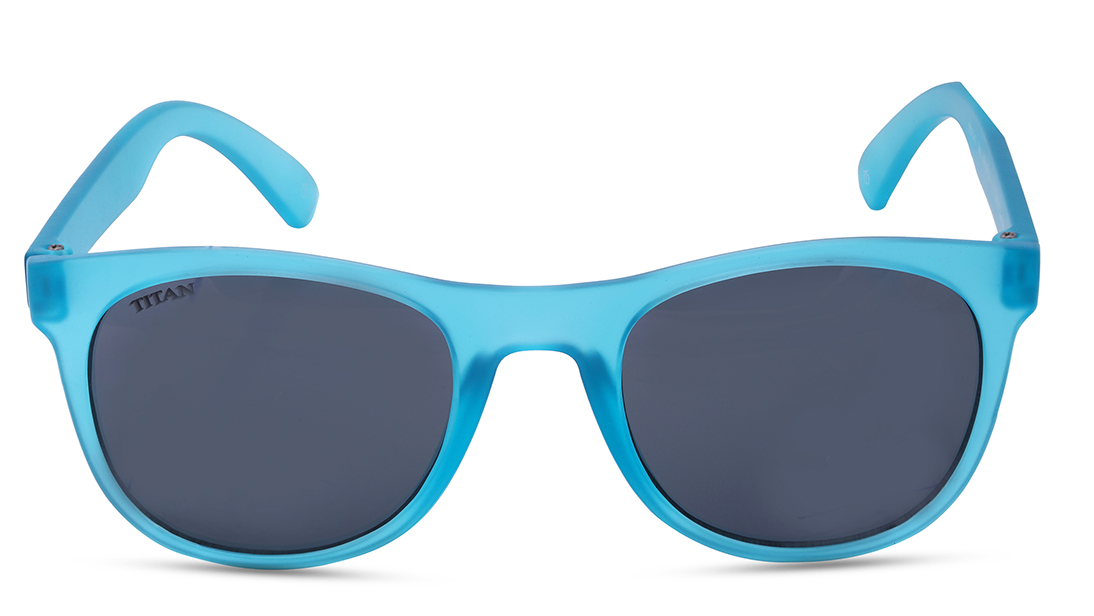 Image 1 of Grey Square Sunglasses for Kids from Dash Available at Titan Eye+