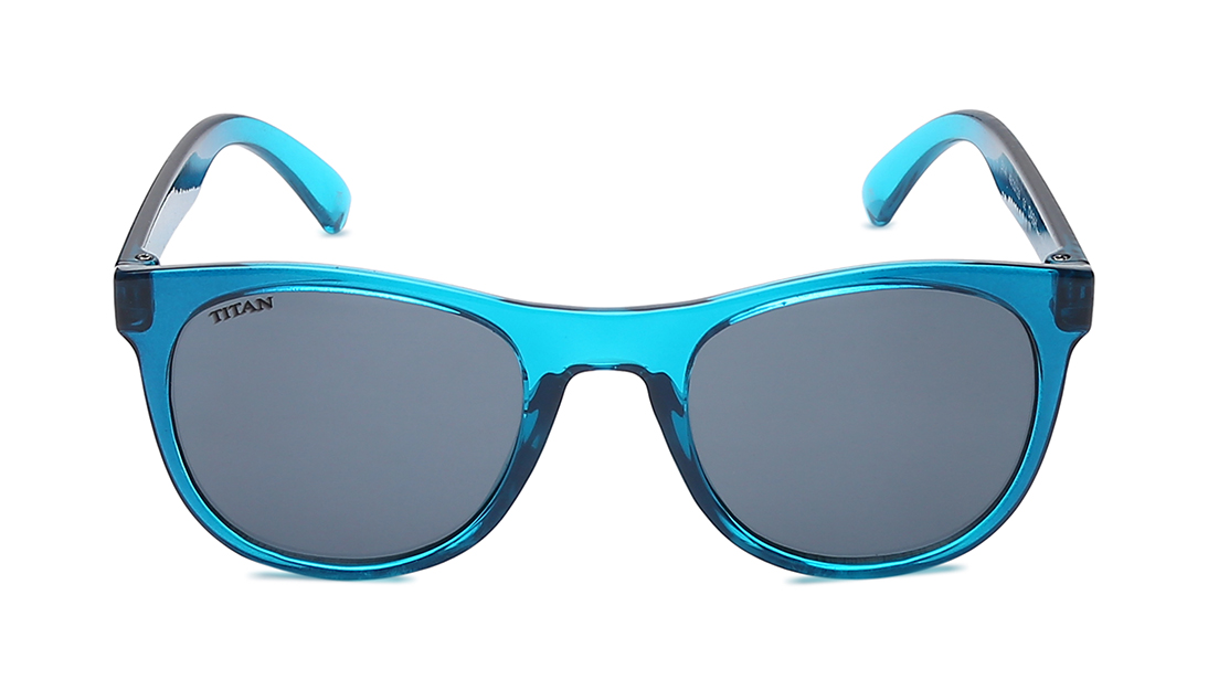 Image 1 of Grey Wayfarer Sunglasses for Kids from Dash Available at Titan Eye+