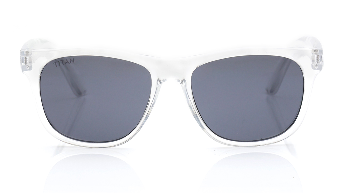 Image 1 of Black Wayfarer Sunglasses for Kids from Dash Available at Titan Eye+