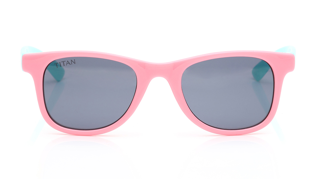 Image 1 of Grey Square Sunglasses for Kids from Dash Available at Titan Eye+