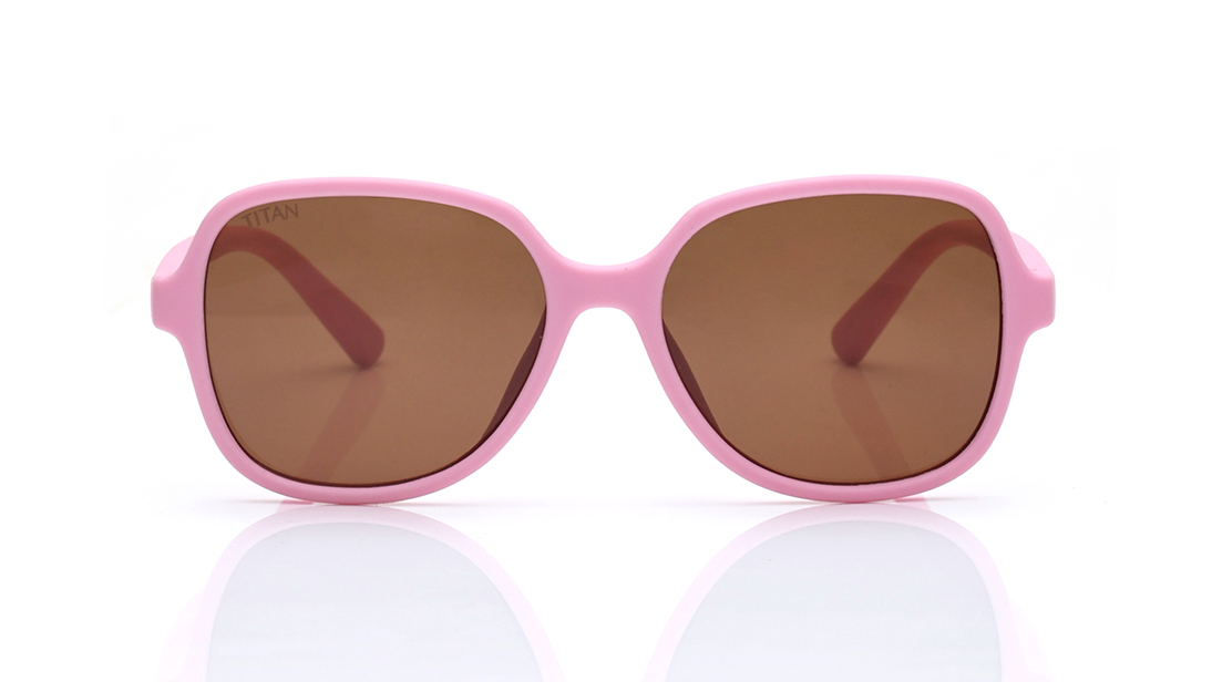 Image 1 of Brown Bugeye Sunglasses for Kids from Dash Available at Titan Eye+