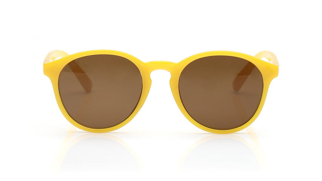 Image 1 of Brown Round Sunglasses for Kids from Dash Available at Titan Eye+