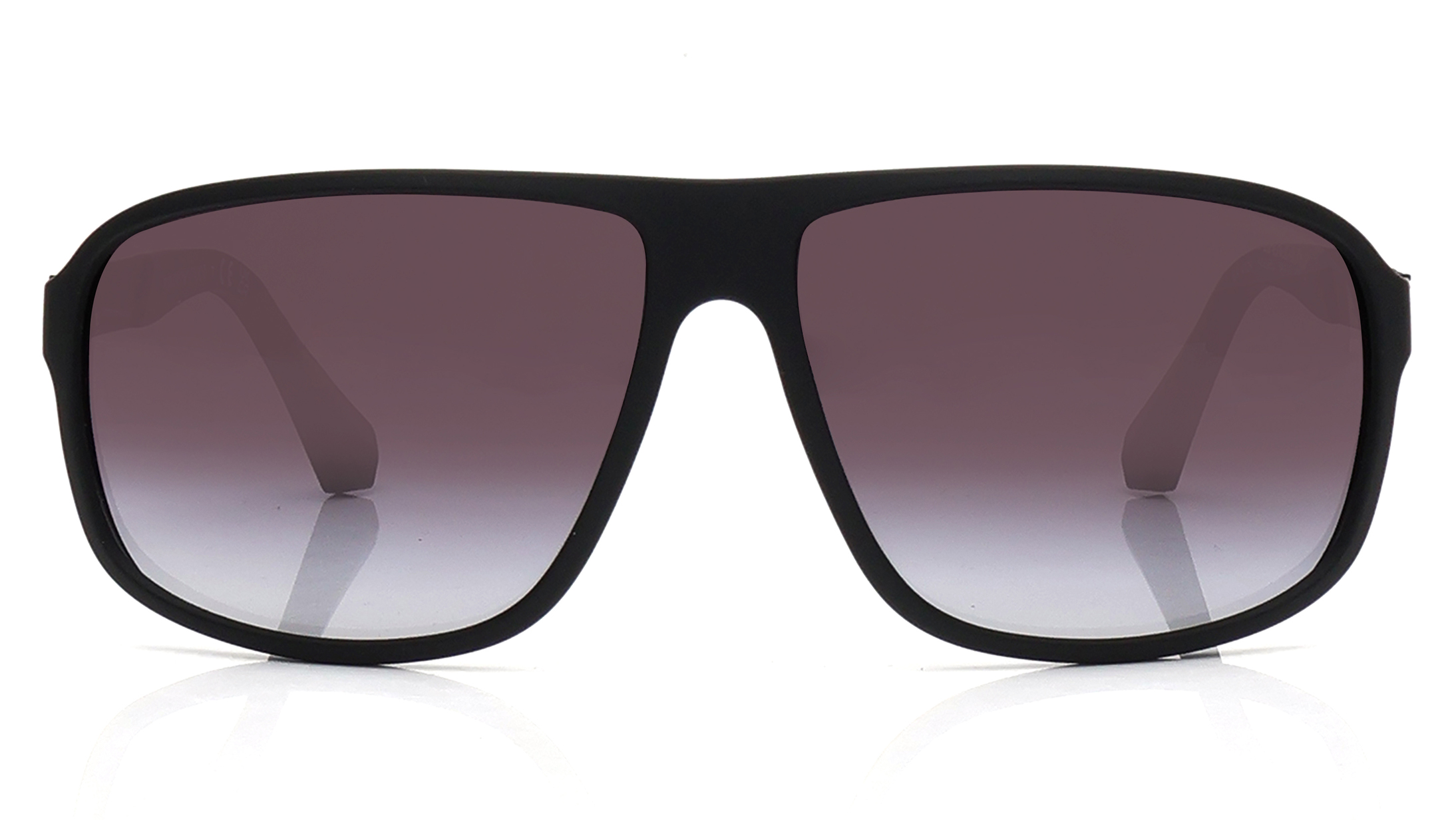 Image 1 of Blue Square Sunglasses for Men from Emporio Armani Available at Titan Eye+