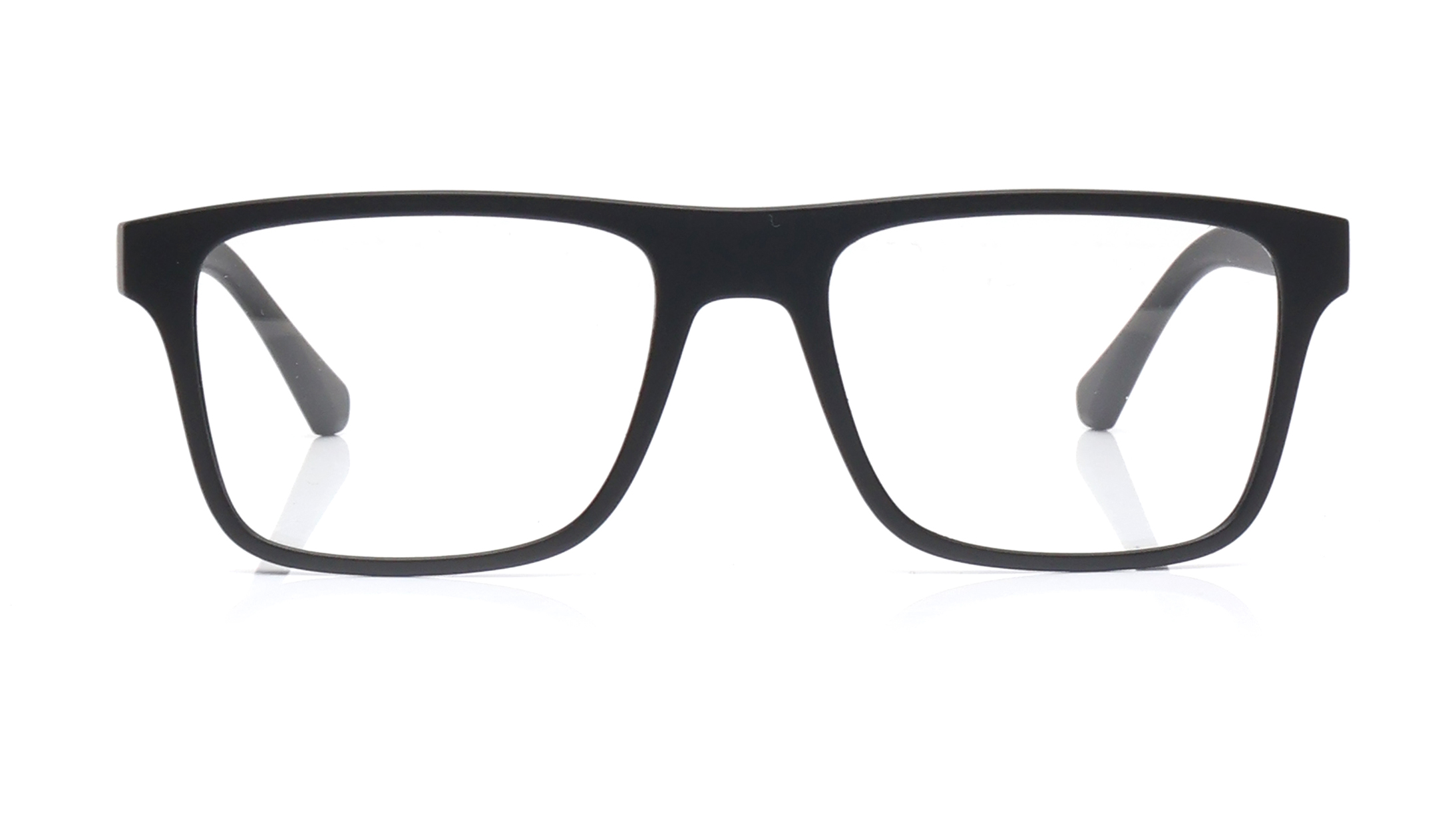 Image 1 of Clear Rectangle Sunglasses for Men from Emporio Armani Available at Titan Eye+