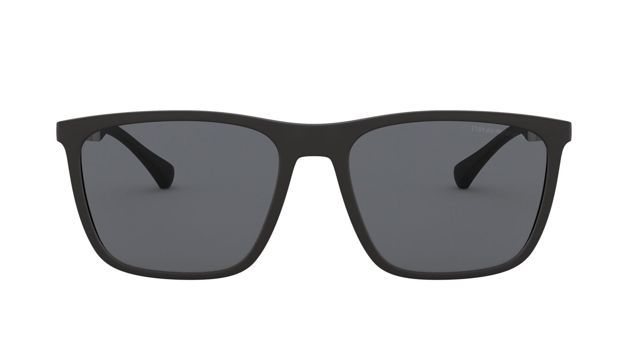 Image 1 of Smoke Rectangle Sunglasses for Men from Emporio Armani Available at Titan Eye+