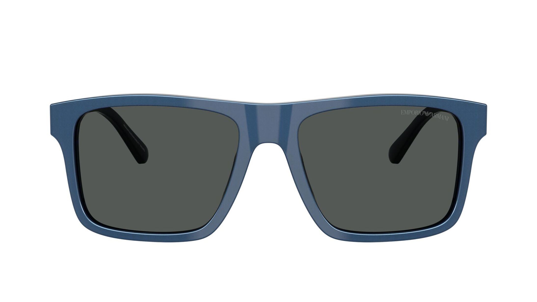 Image 1 of Black Square Sunglasses for Men from Emporio Armani Available at Titan Eye+