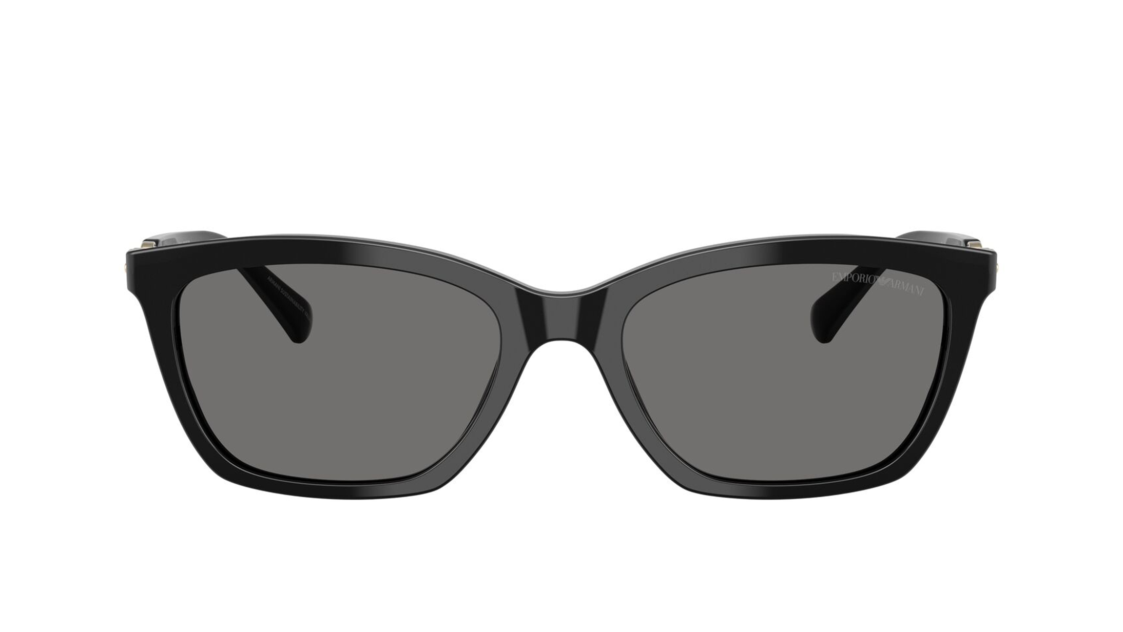 Image 1 of Grey CatEye Sunglasses for Women from Emporio Armani Available at Titan Eye+