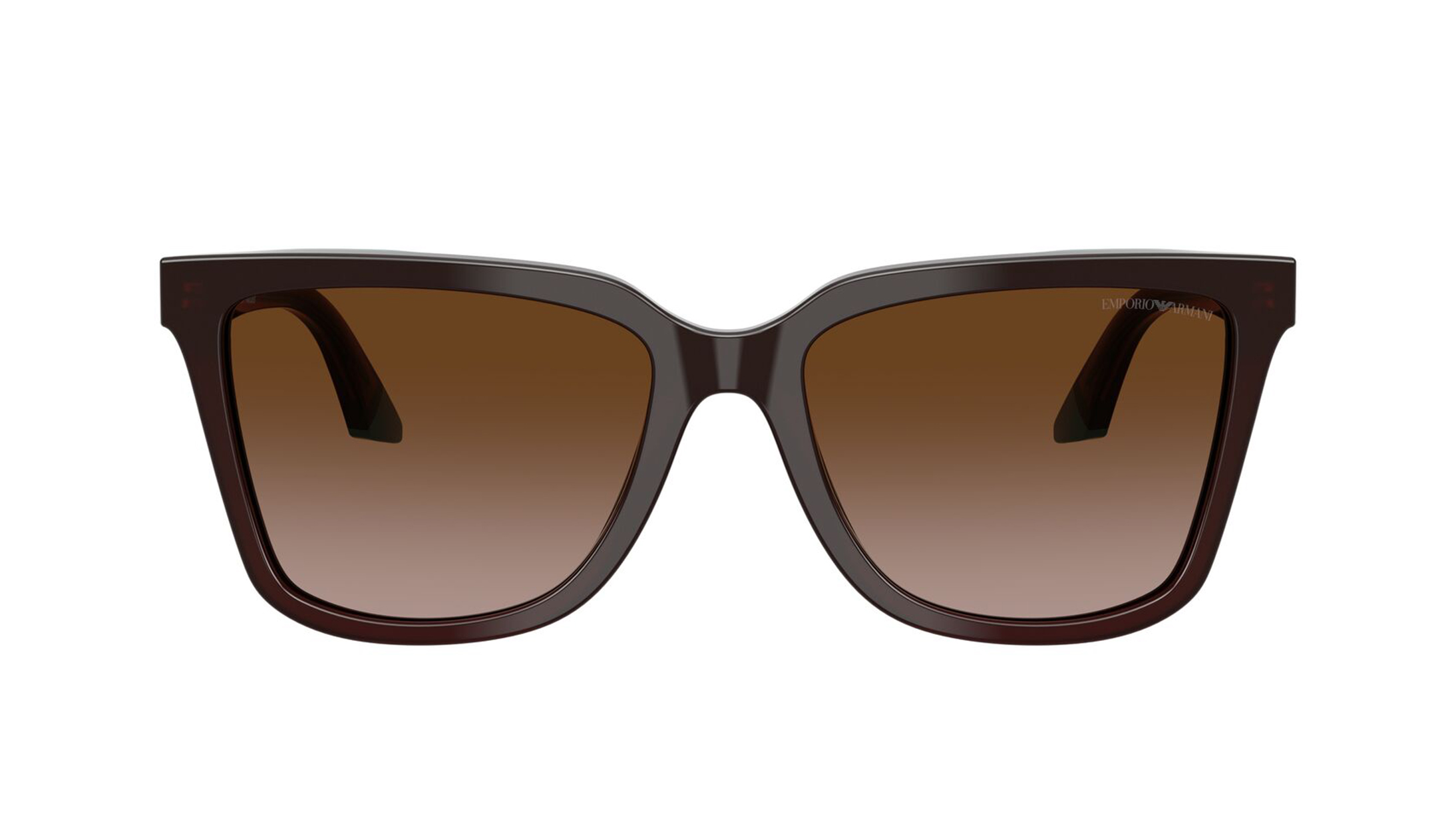 Image 1 of Brown Irregular Sunglasses for Women from Emporio Armani Available at Titan Eye+