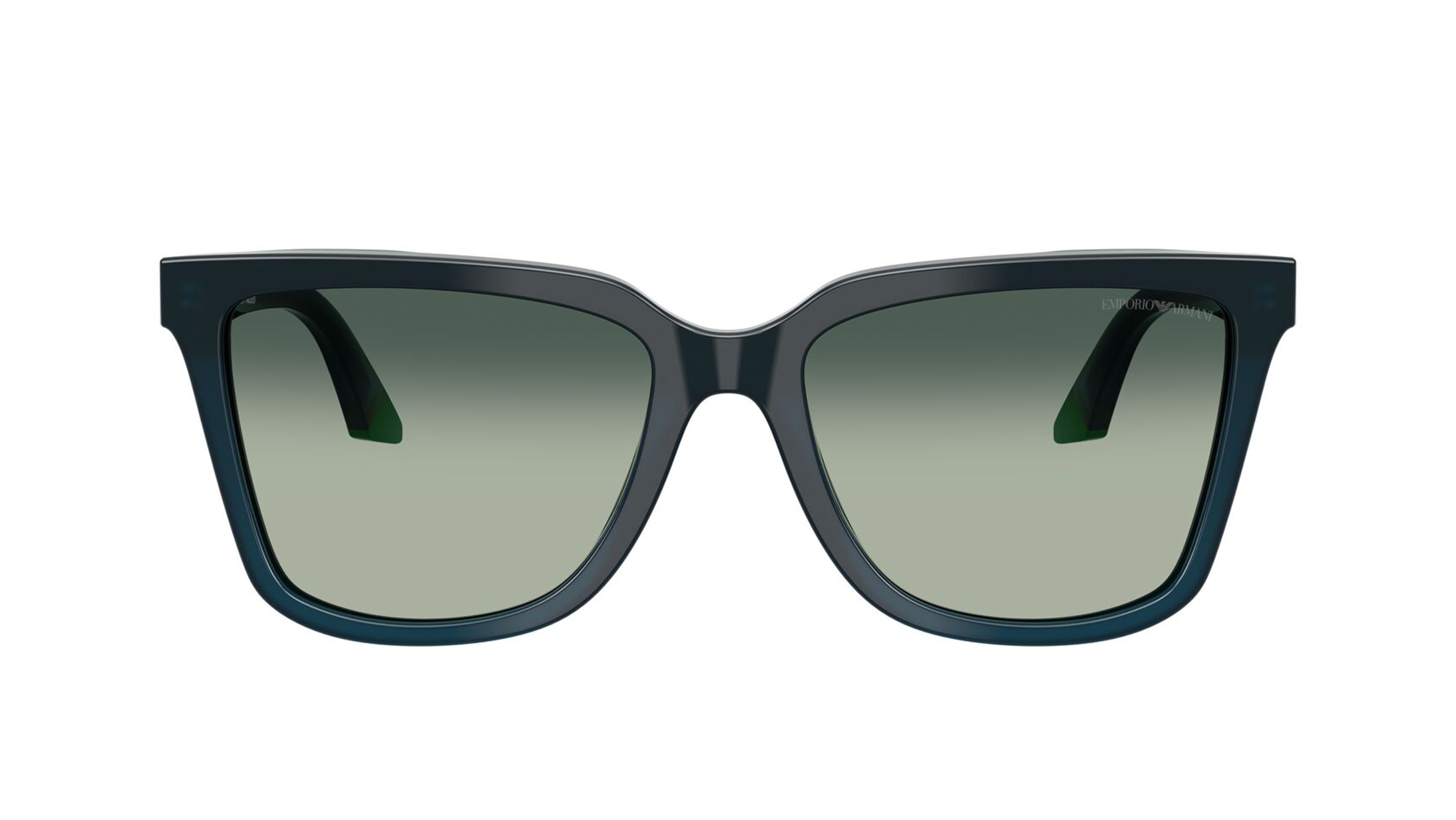 Image 1 of Blue Irregular Sunglasses for Women from Emporio Armani Available at Titan Eye+