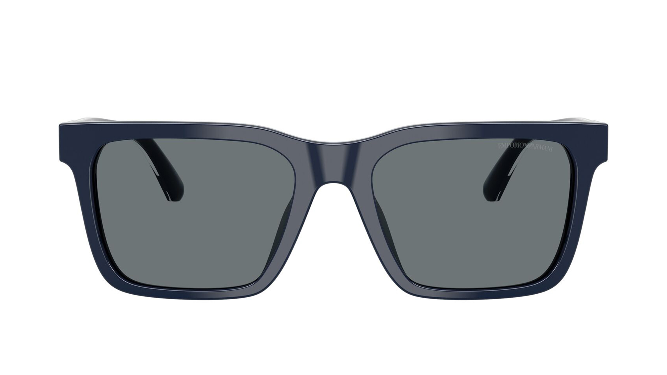 Image 1 of Blue Square Sunglasses for Men from Emporio Armani Available at Titan Eye+