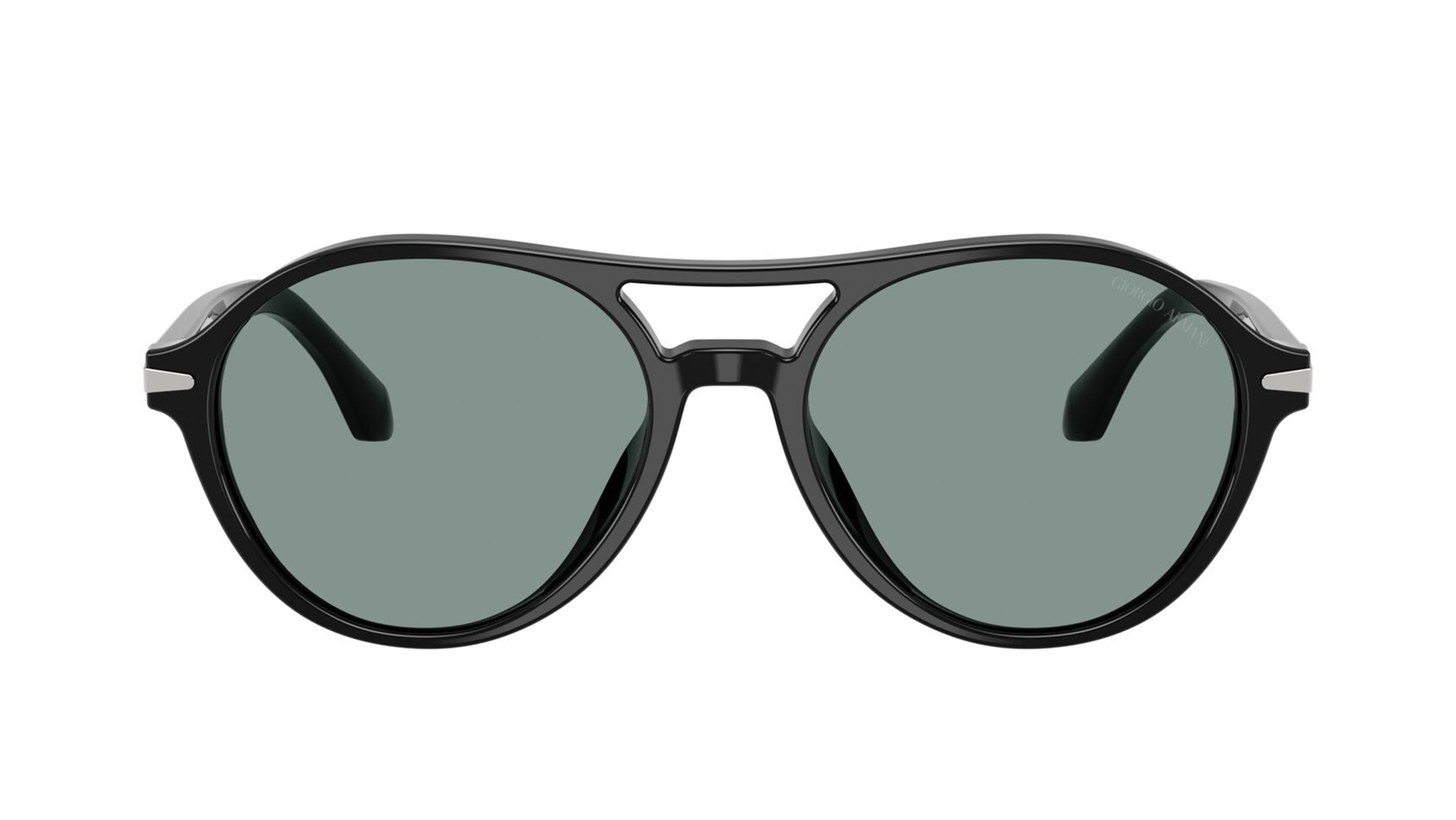 Image 1 of Blue Round Sunglasses for Men from Emporio Armani Available at Titan Eye+