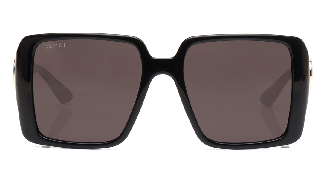 Image 1 of Grey Square Sunglasses for Women from Gucci Available at Titan Eye+