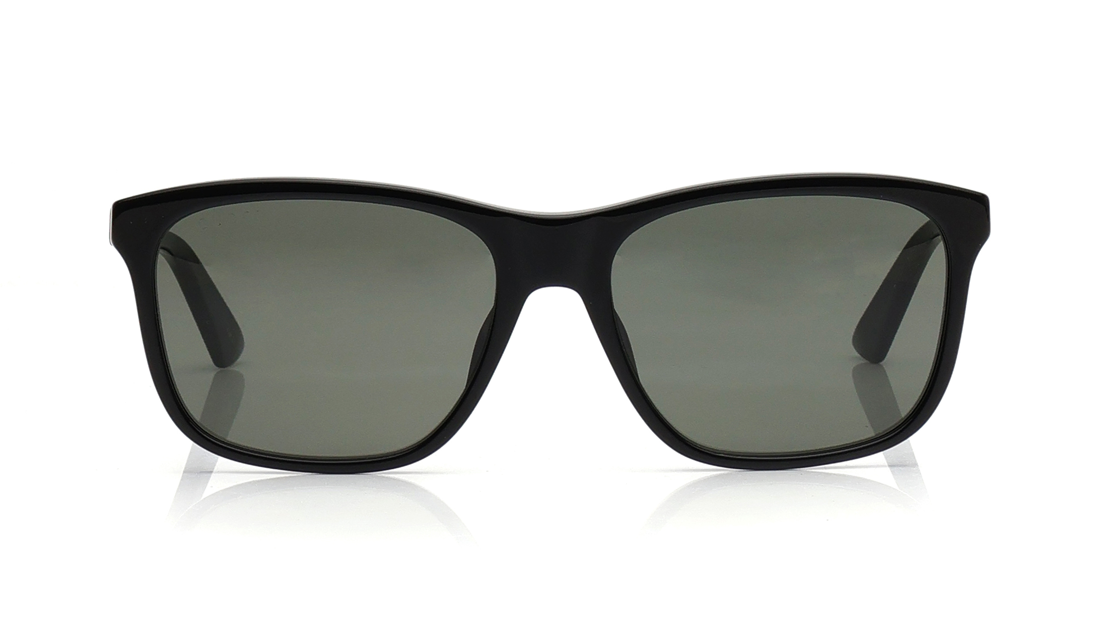 Image 1 of Grey Wayfarer Sunglasses for Men from Gucci Available at Titan Eye+