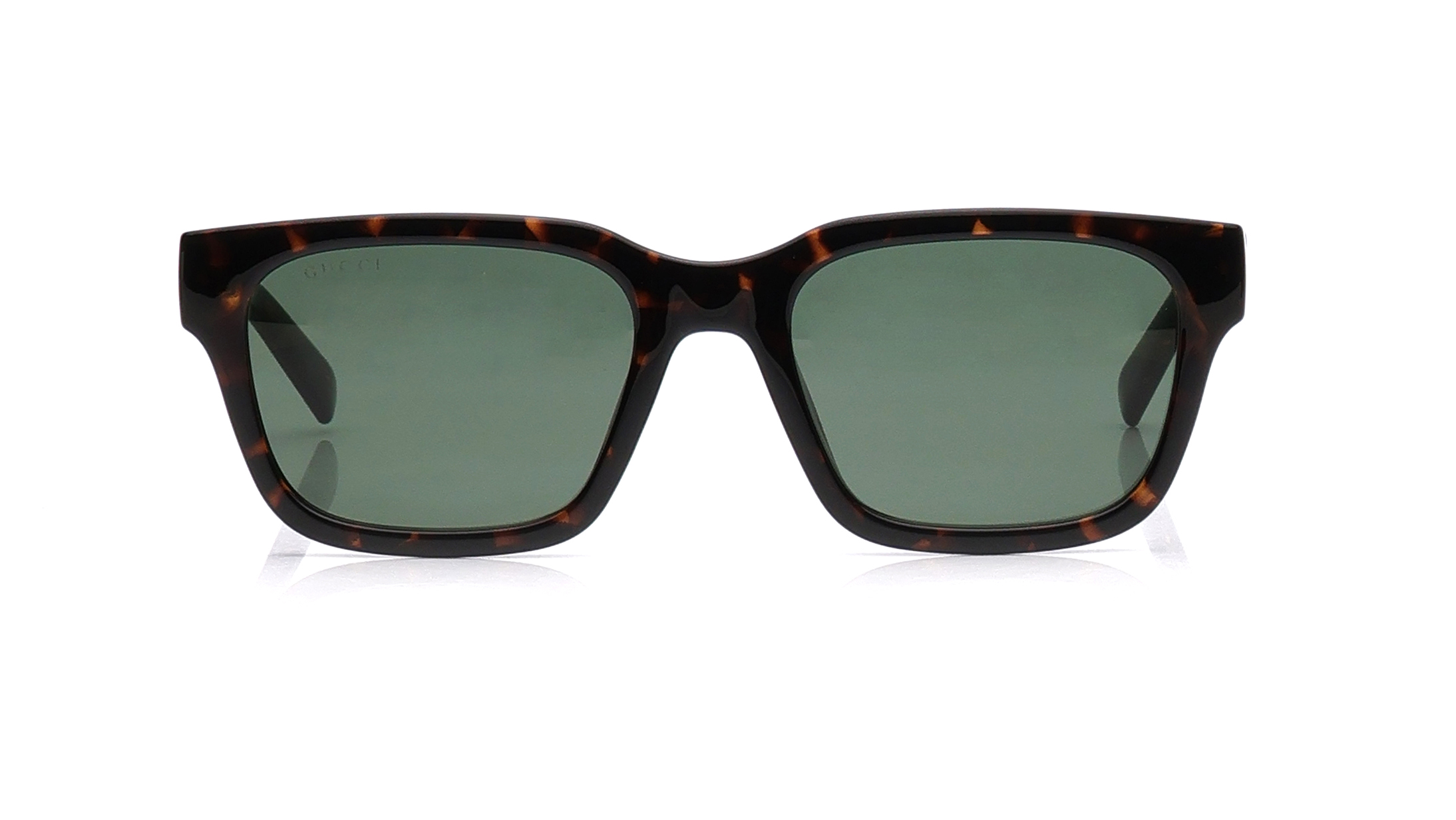 Image 1 of Green Square Sunglasses for Men from Gucci Available at Titan Eye+