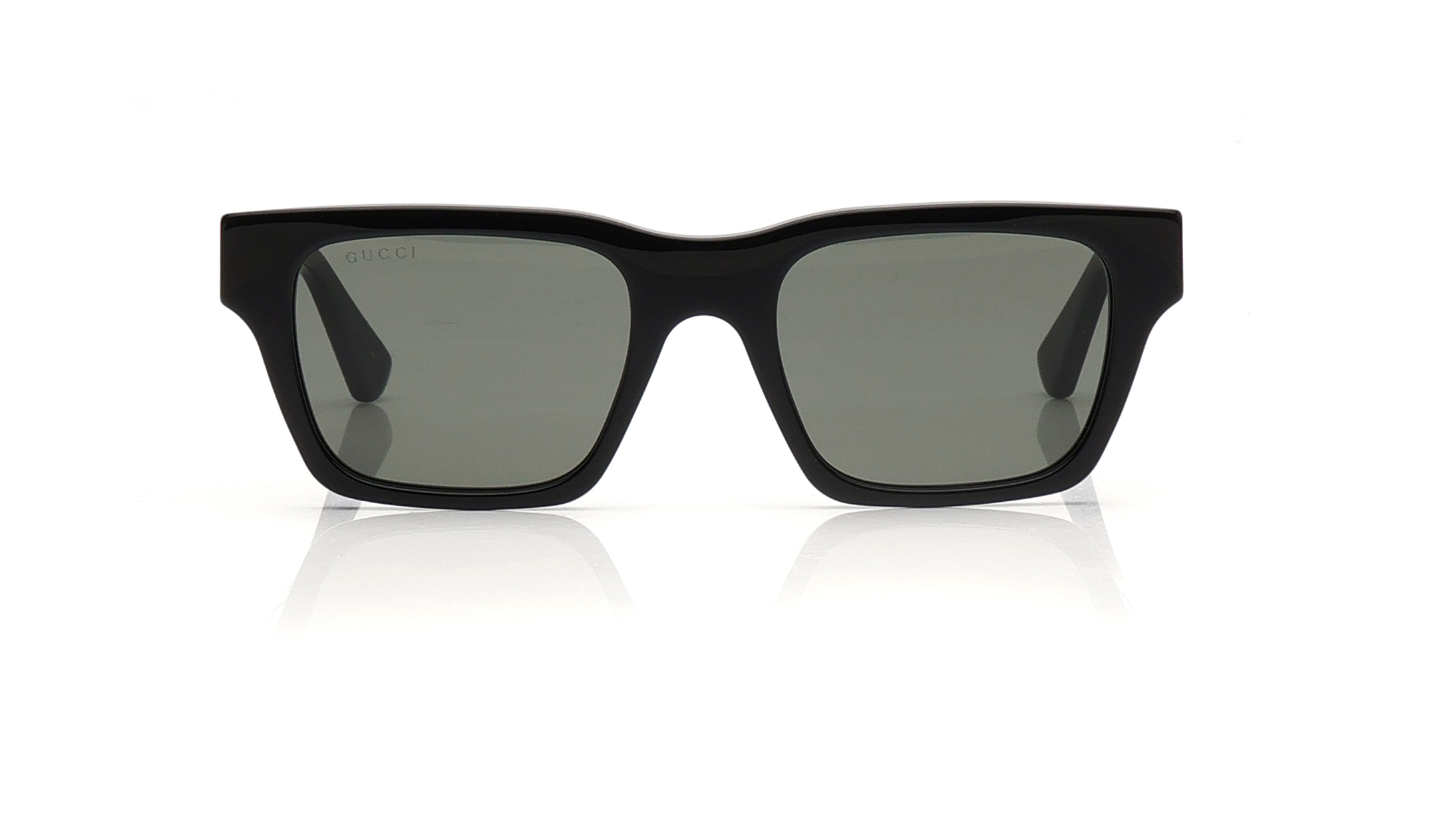 Image 1 of Grey Rectangle Eyeglasses for Men from Gucci Available at Titan Eye+