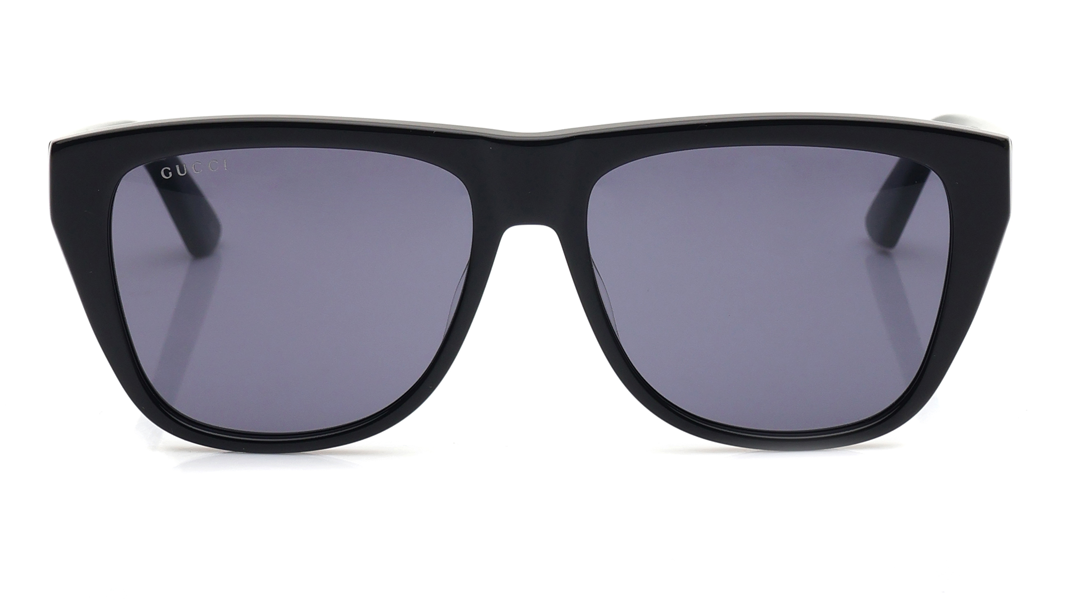 Image 1 of Grey Square Sunglasses for Men from Gucci Available at Titan Eye+