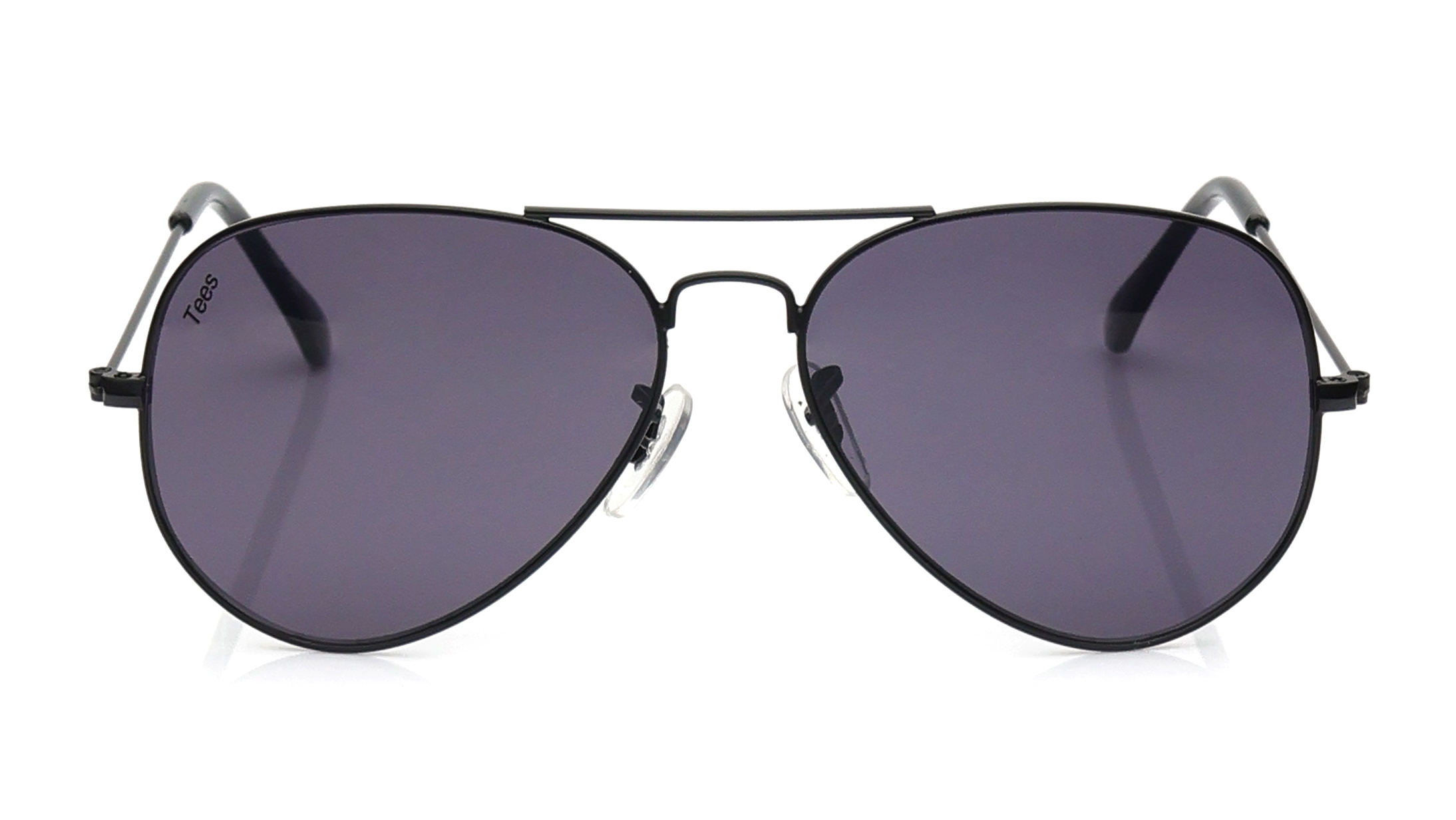 Image 1 of Grey Aviator Sunglasses for Men and Women from Tees By Fastrack Available at Titan Eye+