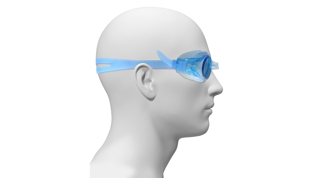 Image 4 of Blue Swimming glasses(SGP004BU1V) from Fastrack Available at Titan Eye+