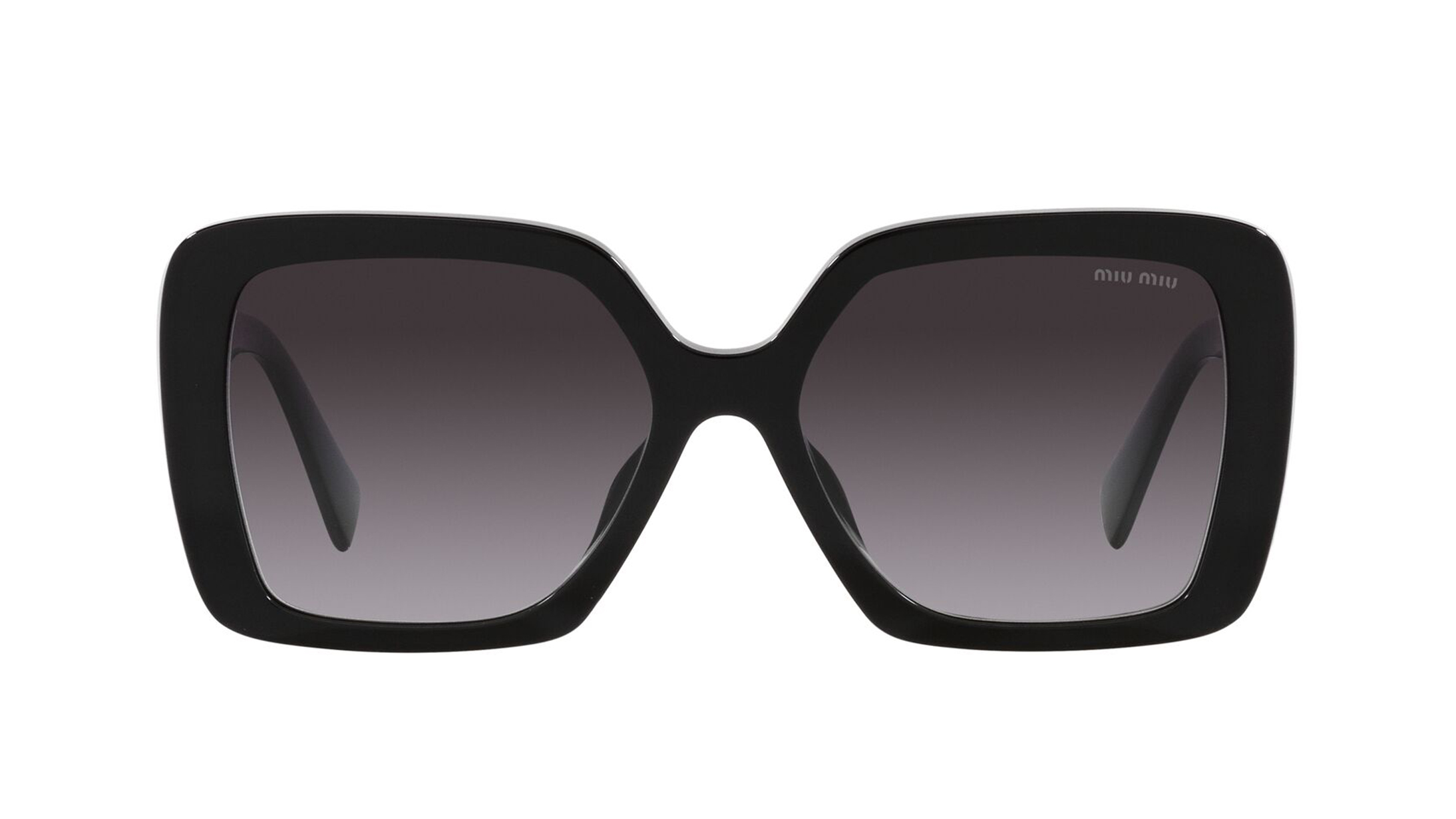 Image 1 of Grey Irregular Sunglasses for Women from Miu Miu Available at Titan Eye+
