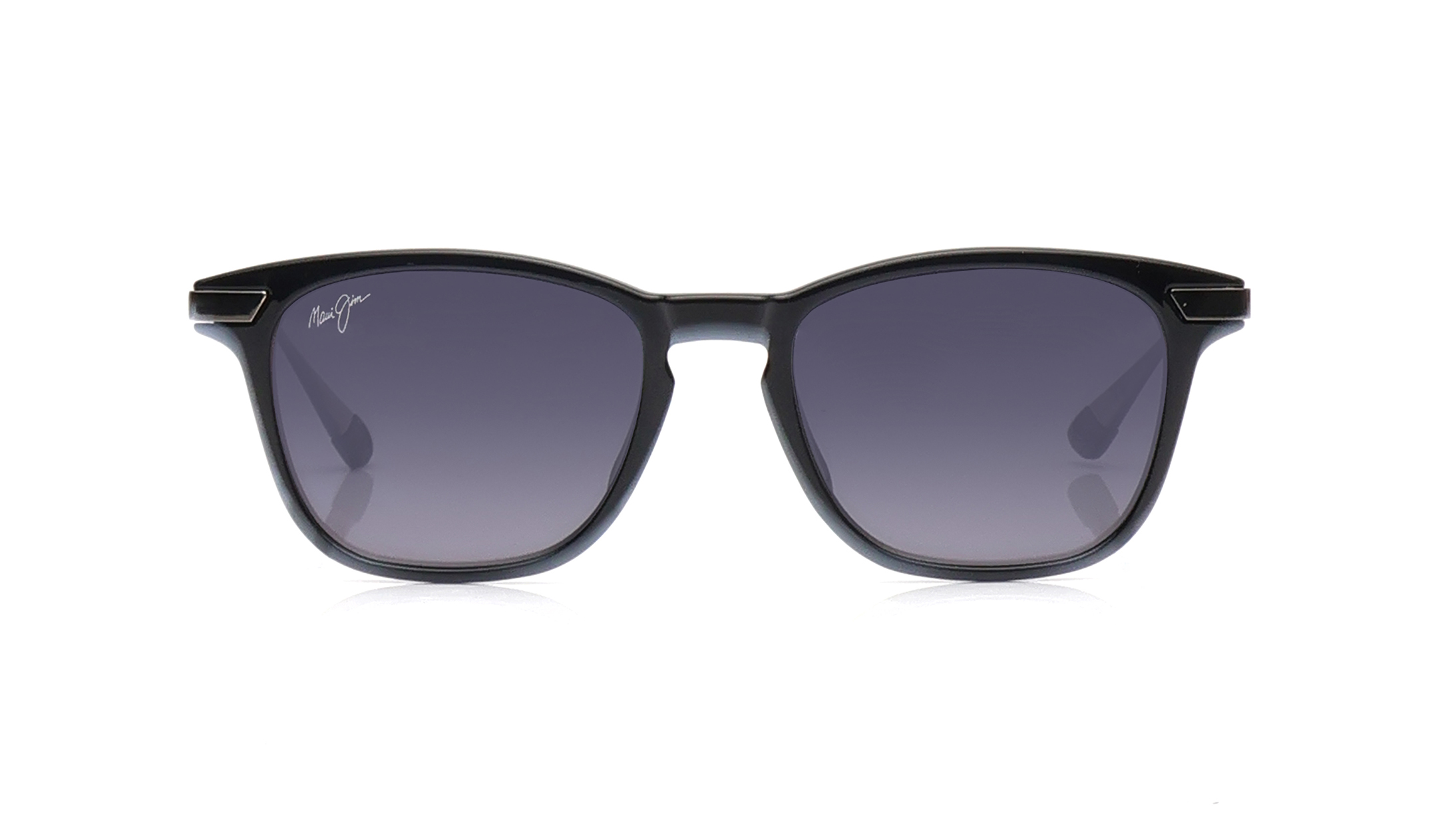 Image 1 of Grey Wayfarer Polarized Sunglasses for Men and Women from Maui Jim Available at Titan Eye+