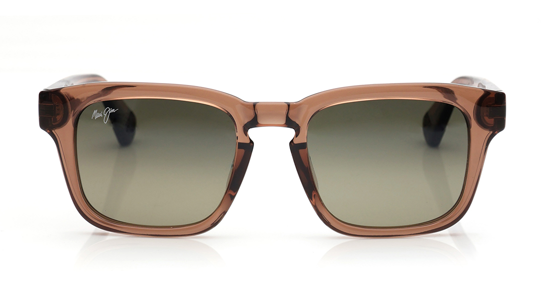 Image 1 of Green Rectangle Sunglasses for Men and Women from Maui Jim Available at Titan Eye+
