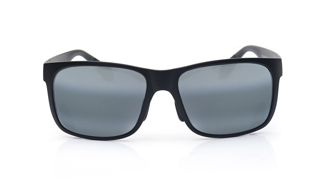 Image 1 of Grey Square Sunglasses for Men And Women from Maui Jim Available at Titan Eye+