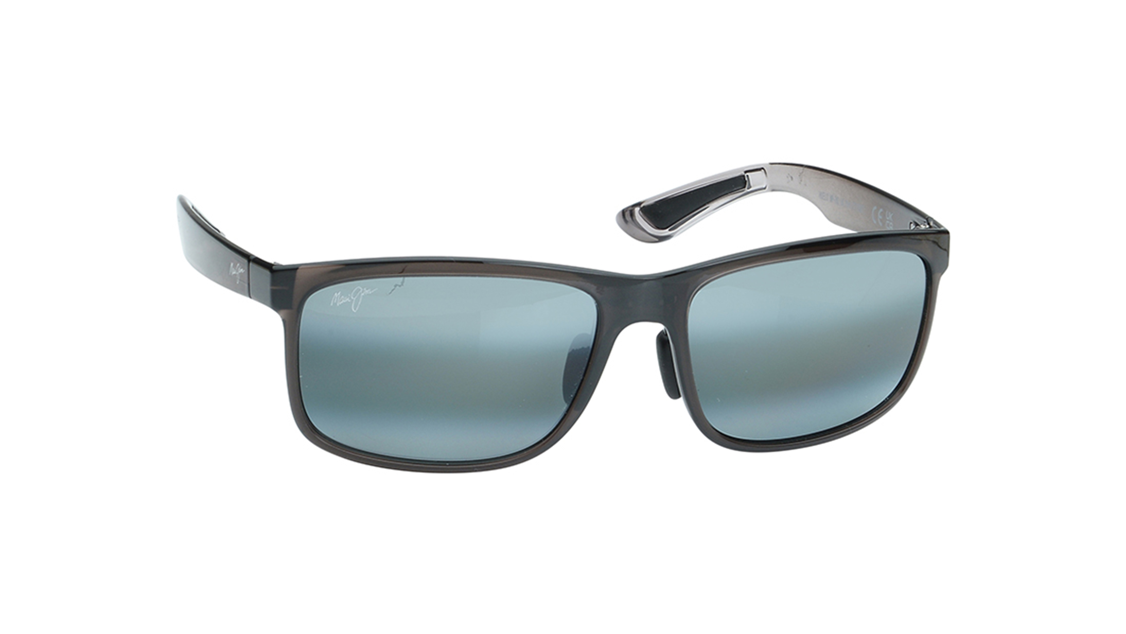 NWT Maui Jim Unisex Polarized Sunglasses - Grey, Medium Maui Jim 798 Onshore L (58 - 18) with Grey lenses and Black  main image 3