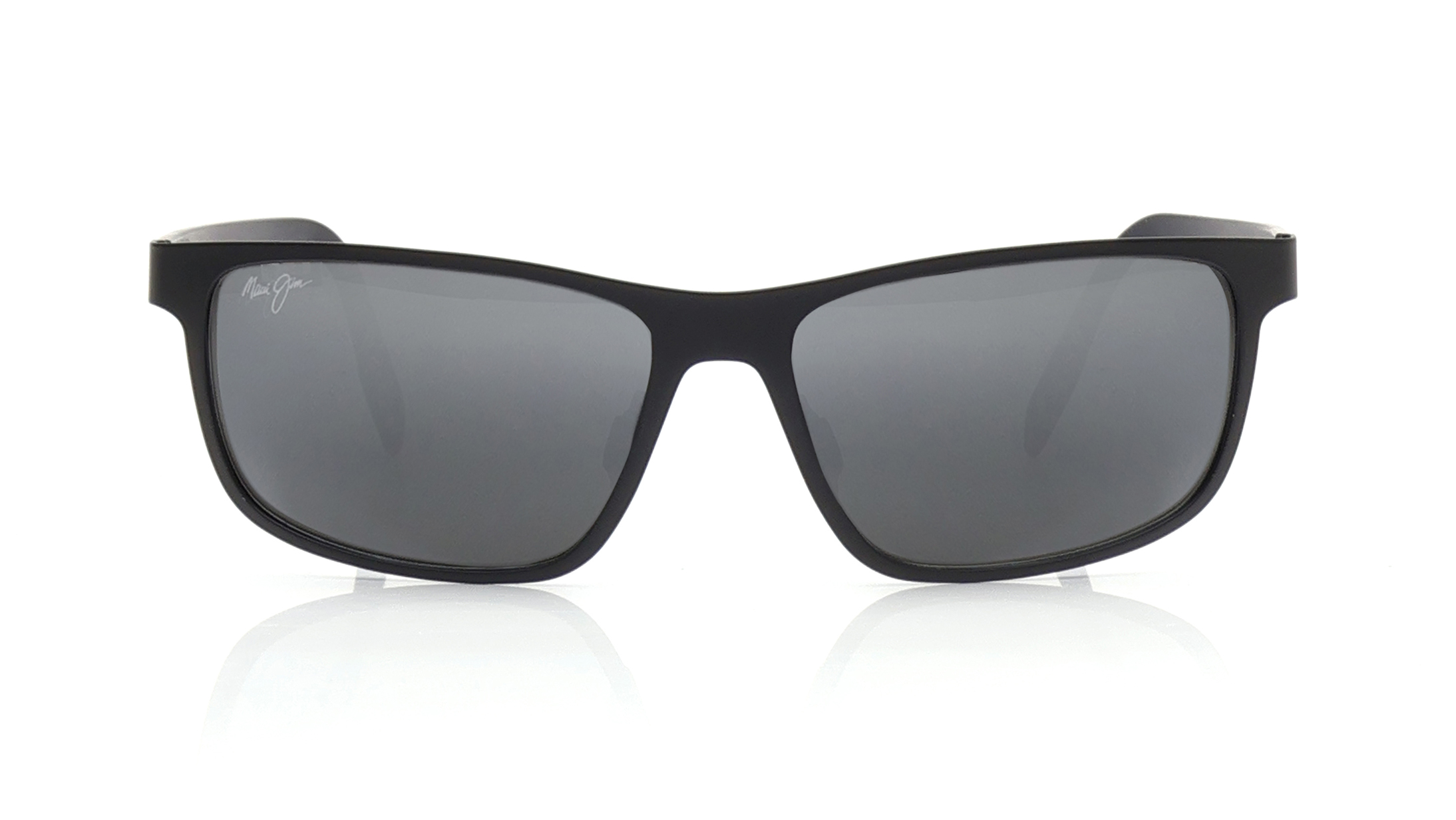 Image 1 of Grey Rectangle Sunglasses for Men from Maui Jim Available at Titan Eye+