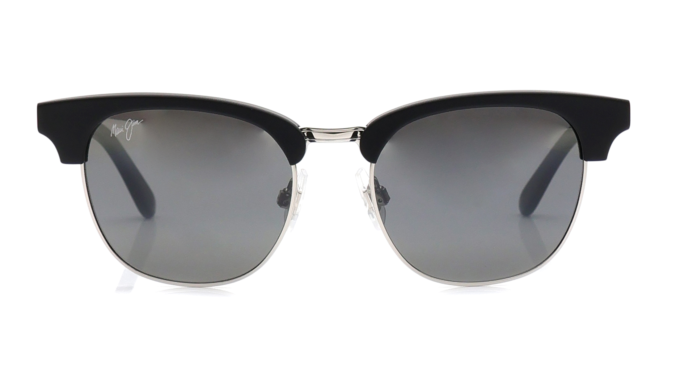 Image 1 of Grey Clubmaster Sunglasses for Men and Women from Maui Jim Available at Titan Eye+