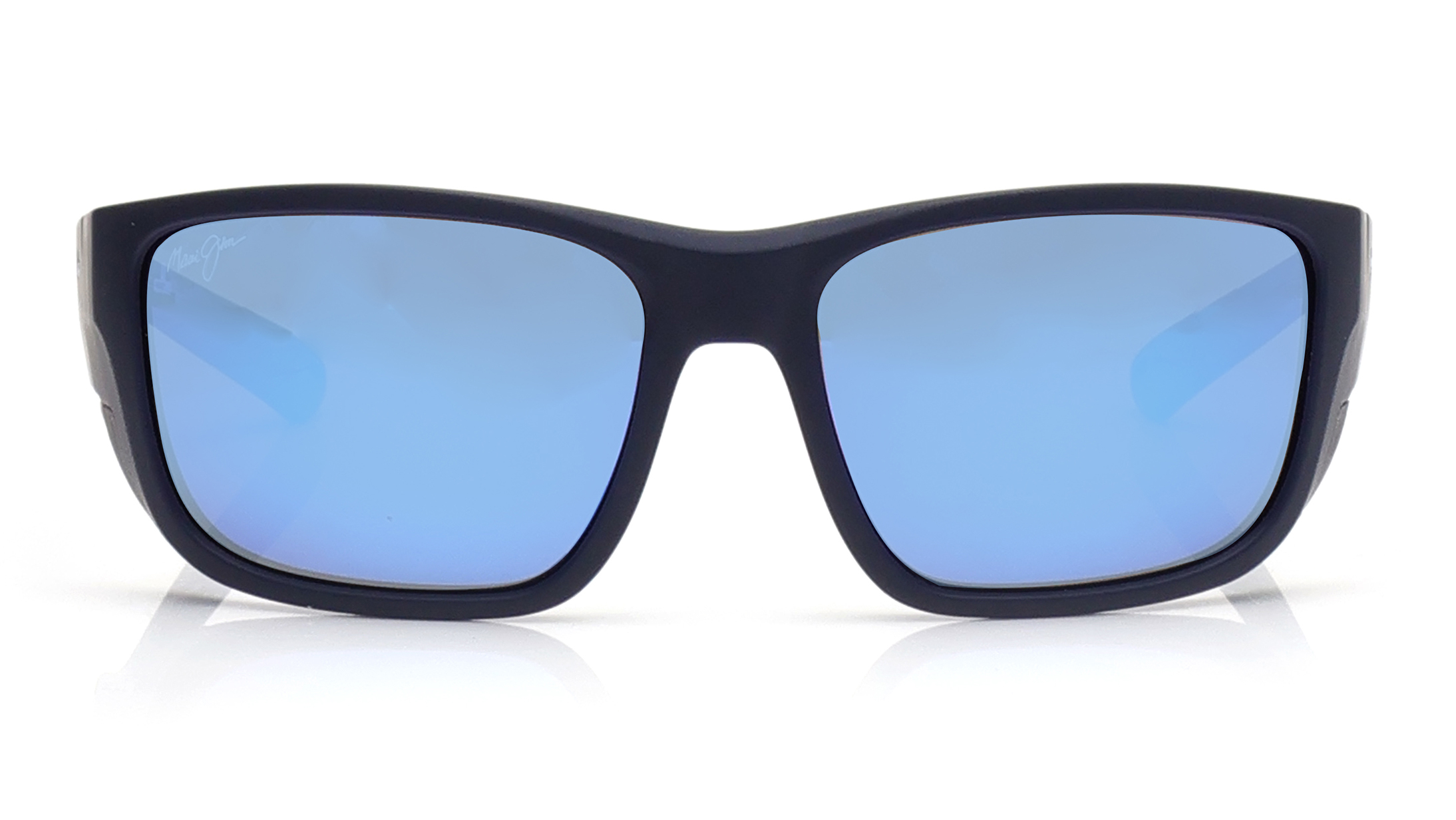 Image 1 of Blue Rectangle Sunglasses for Men and Women from Maui Jim Available at Titan Eye+