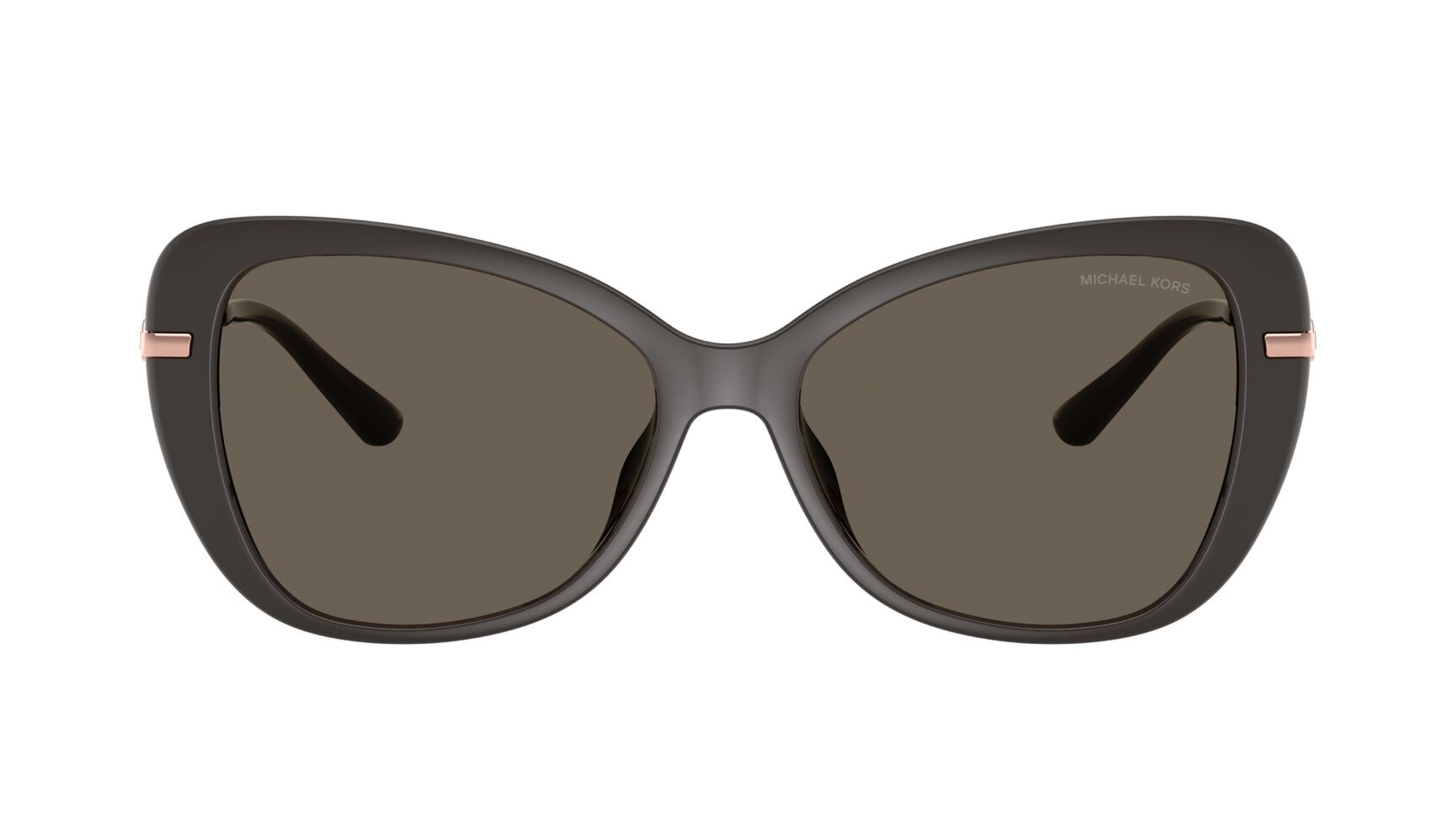 Image 1 of Grey Butterfly Sunglasses for Women from Michael Kors Available at Titan Eye+