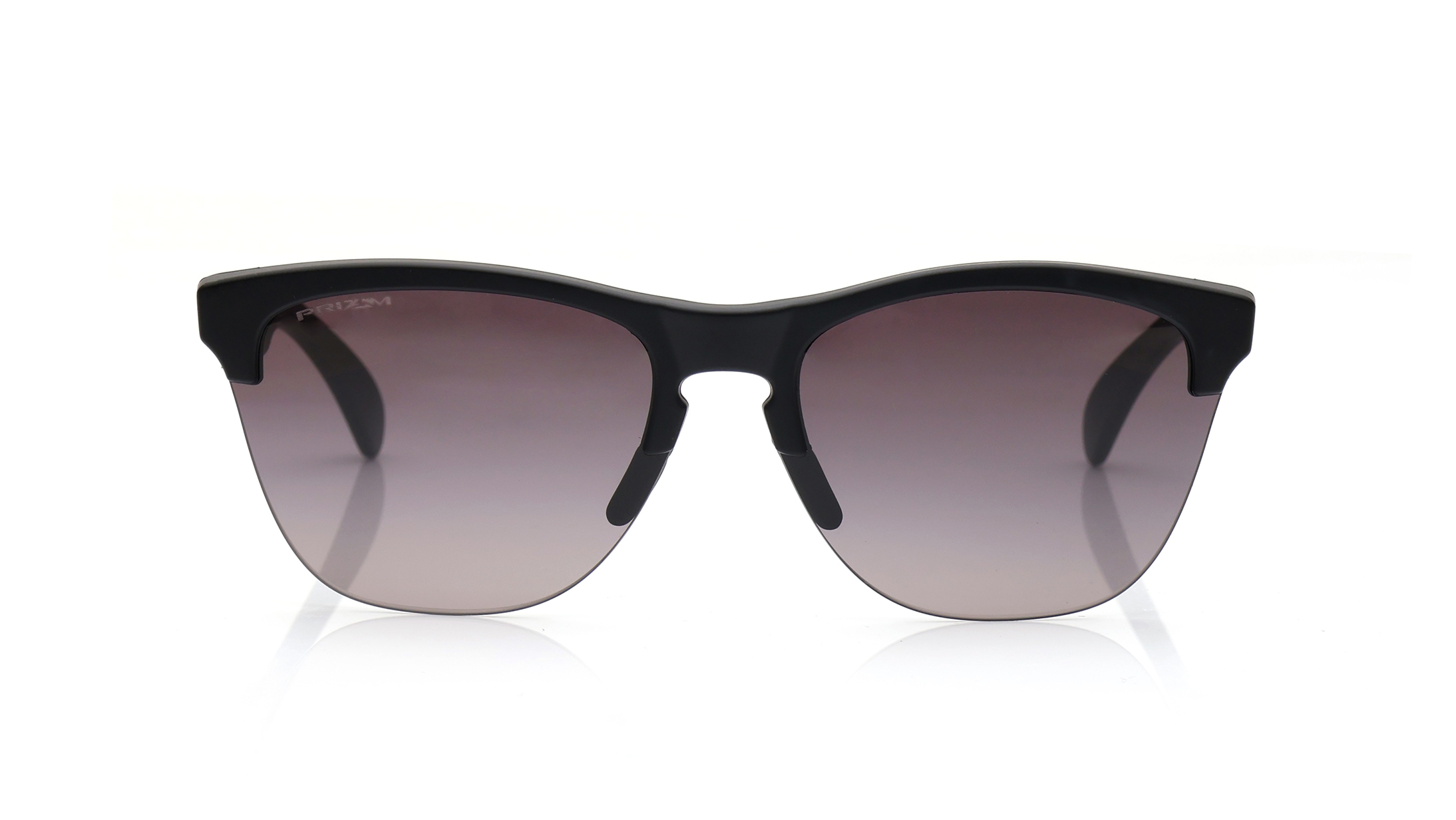 Image 1 of Black Oval Sunglasses for Men from Oakley Available at Titan Eye+