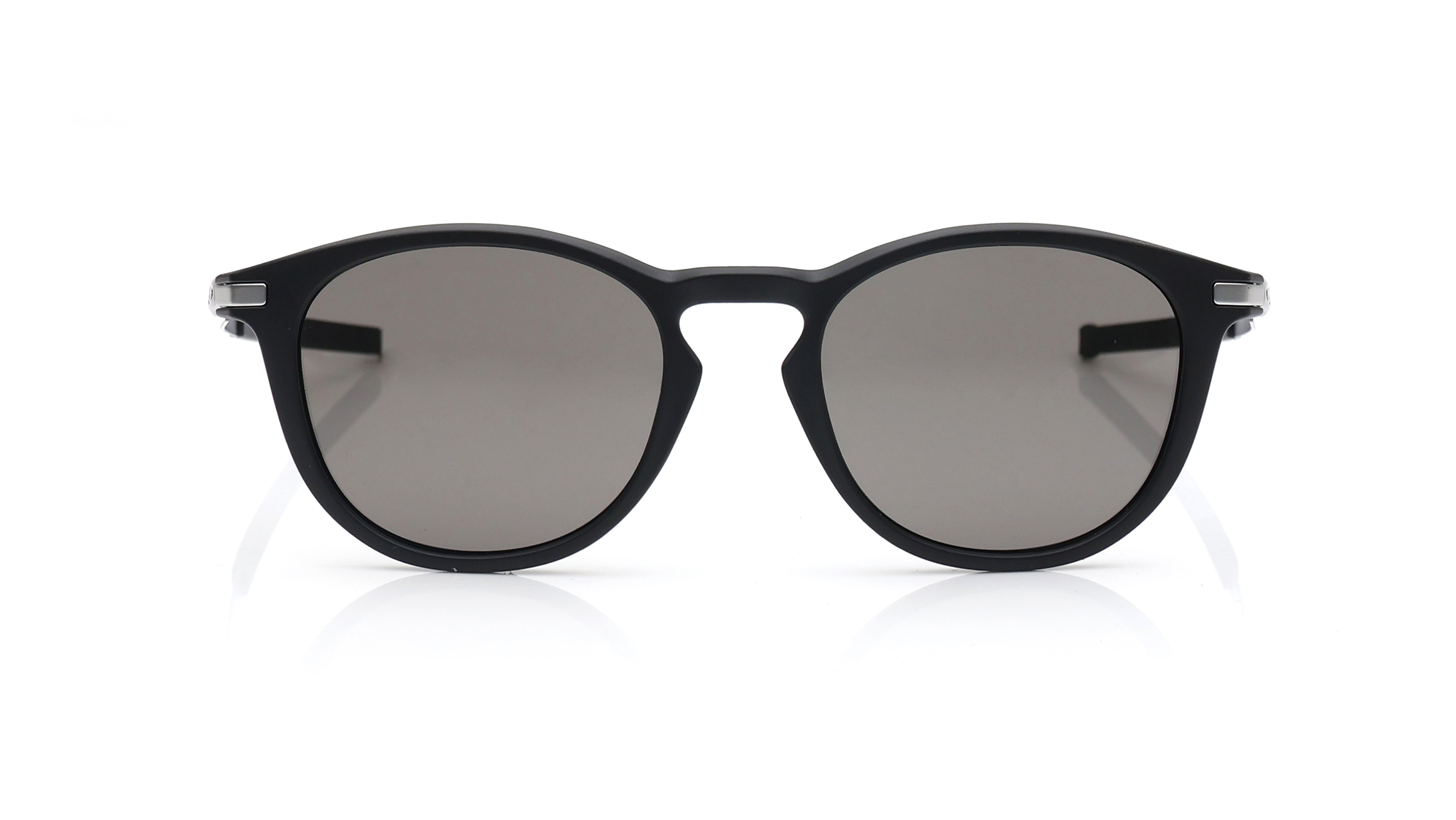 Image 1 of Black Round Sunglasses for Men from Oakley Available at Titan Eye+