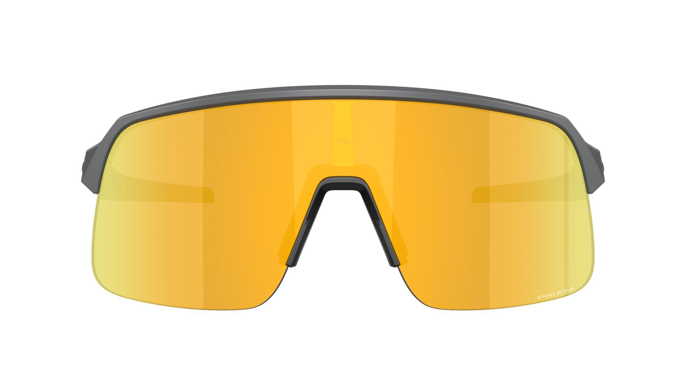 Image 1 of Gold Rectangle Sunglasses for Men and Women from Oakley Available at Titan Eye+
