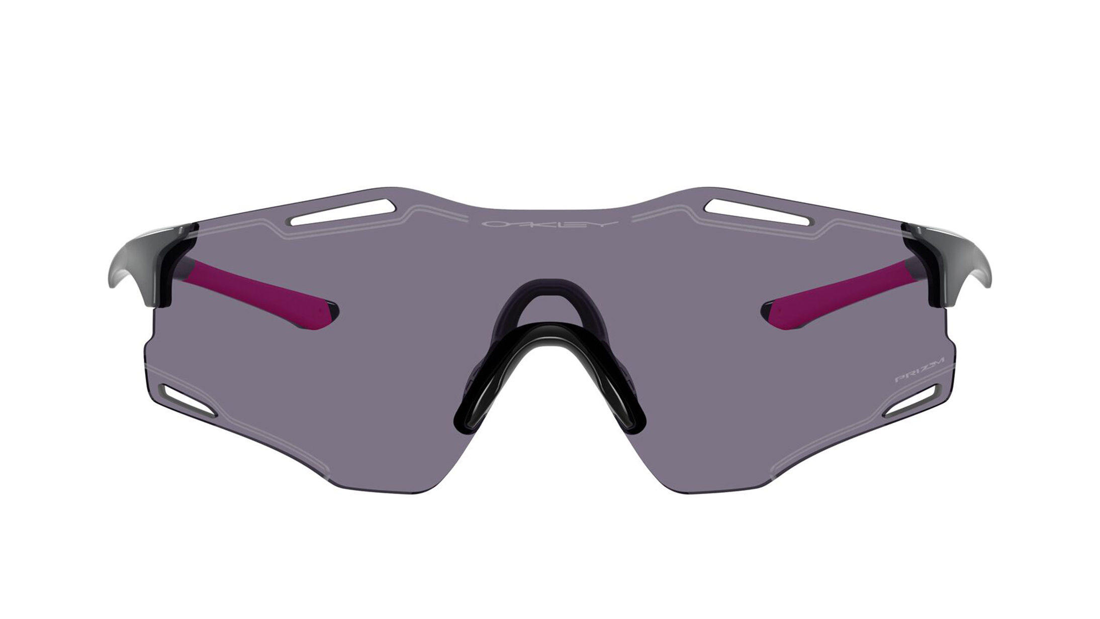 Image 1 of Grey Rectangle Sunglasses for Men and Women from Oakley Available at Titan Eye+