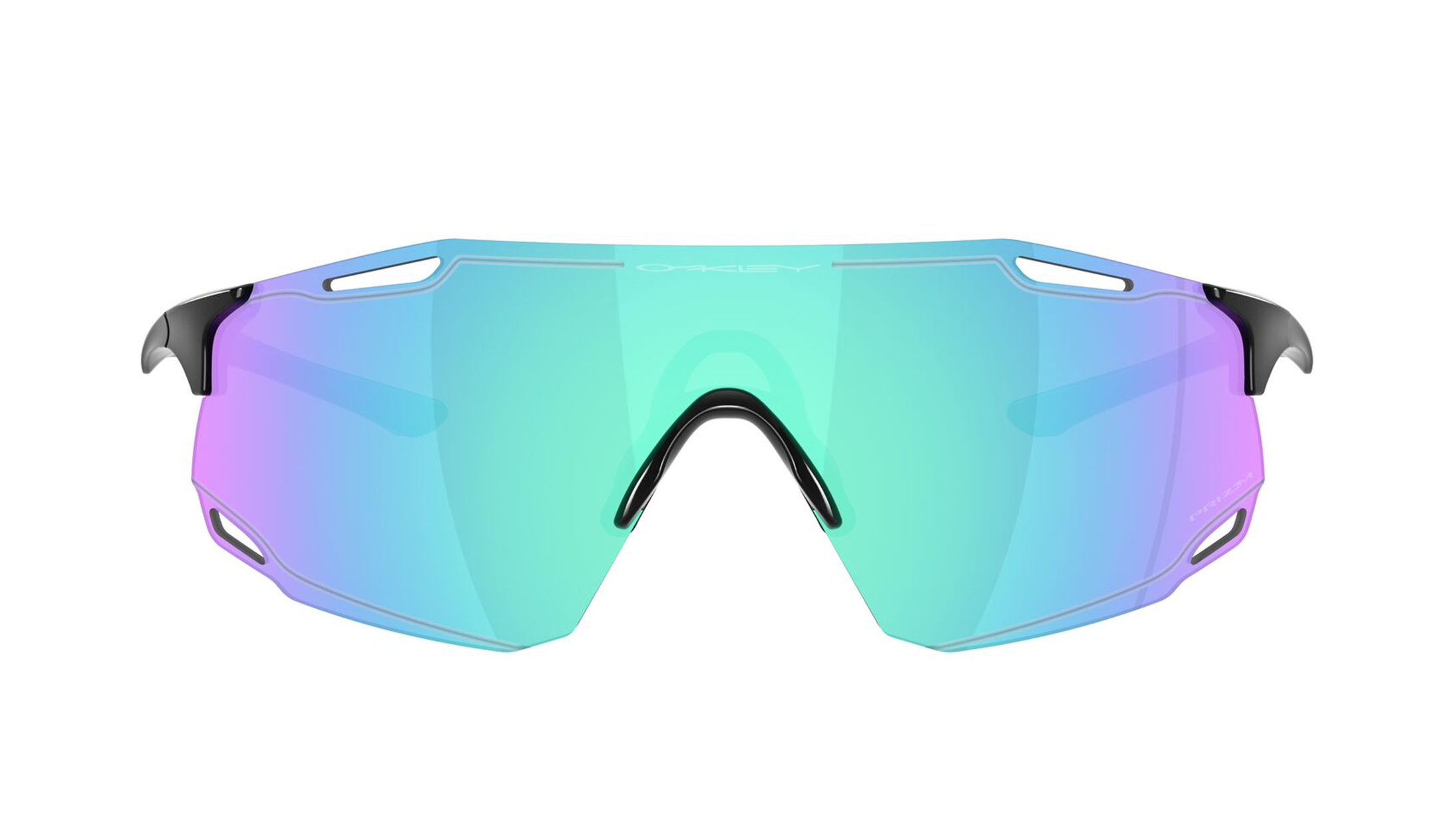 Image 1 of Blue Rectangle Sunglasses for Men and Women from Oakley Available at Titan Eye+