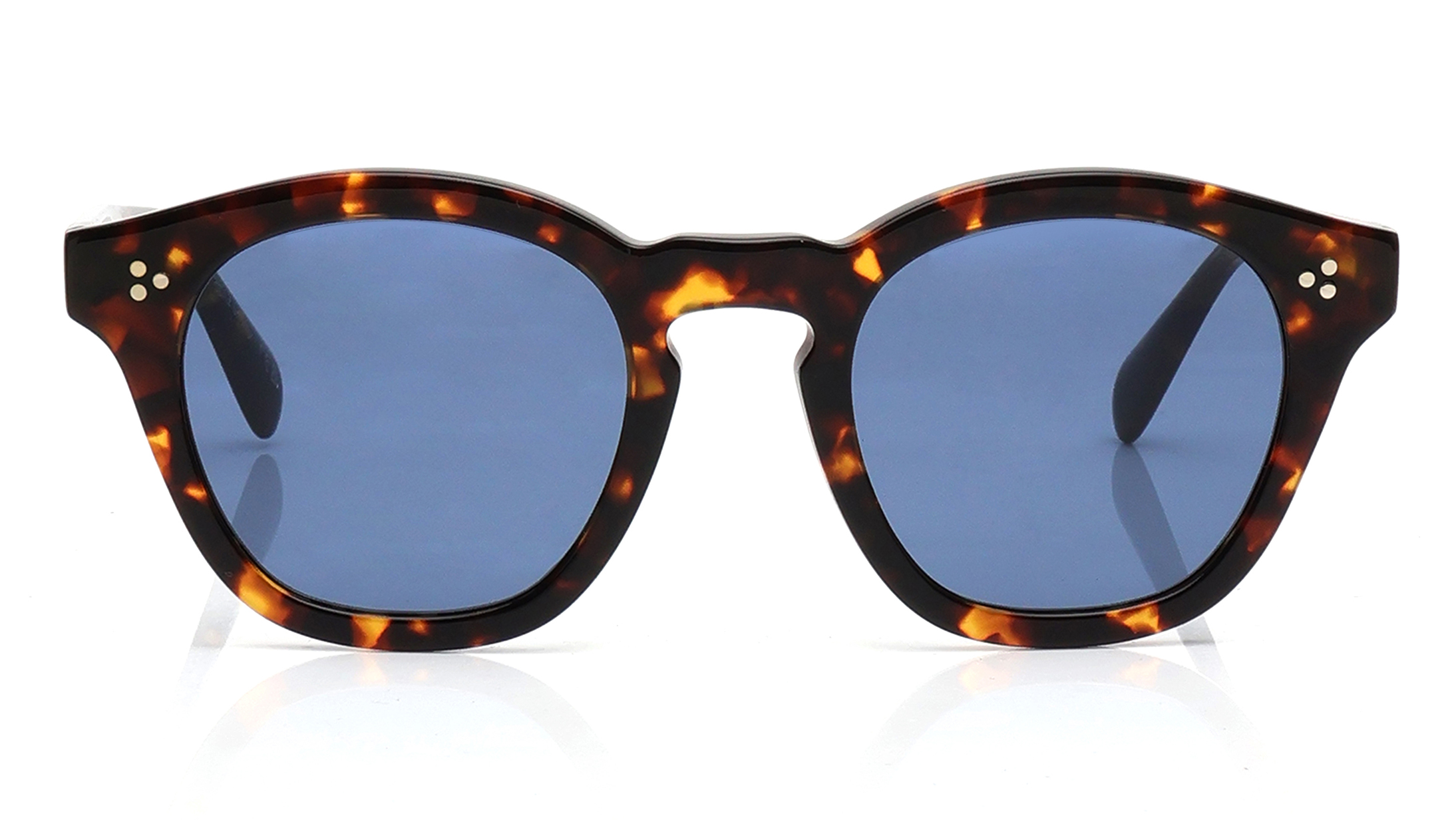 Image 1 of Blue Square Sunglasses for Men And Women from Oliver Peoples Available at Titan Eye+