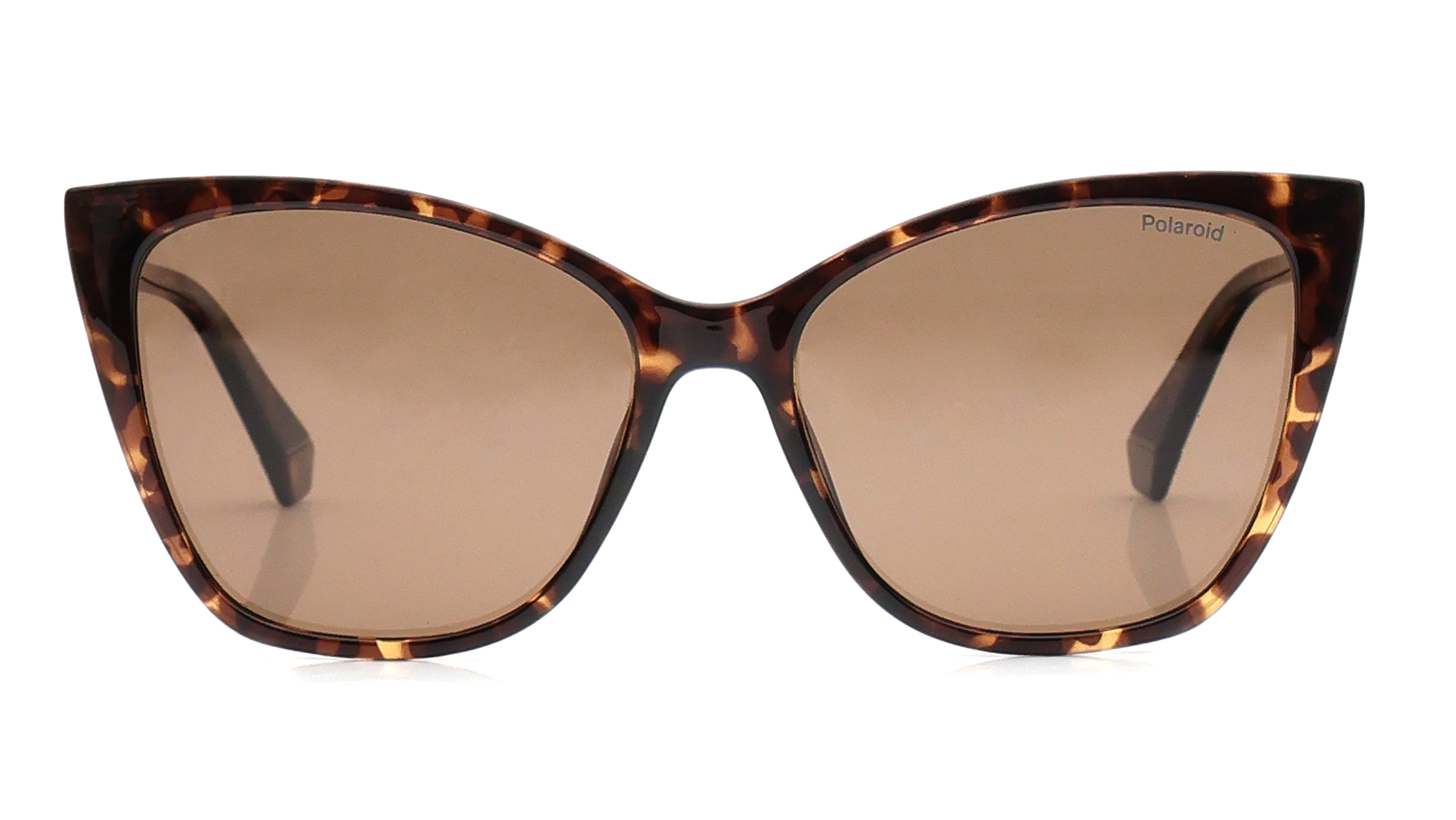 Image 1 of Bronze Rectangle Eyeglasses for Women from Polaroid Available at Titan Eye+