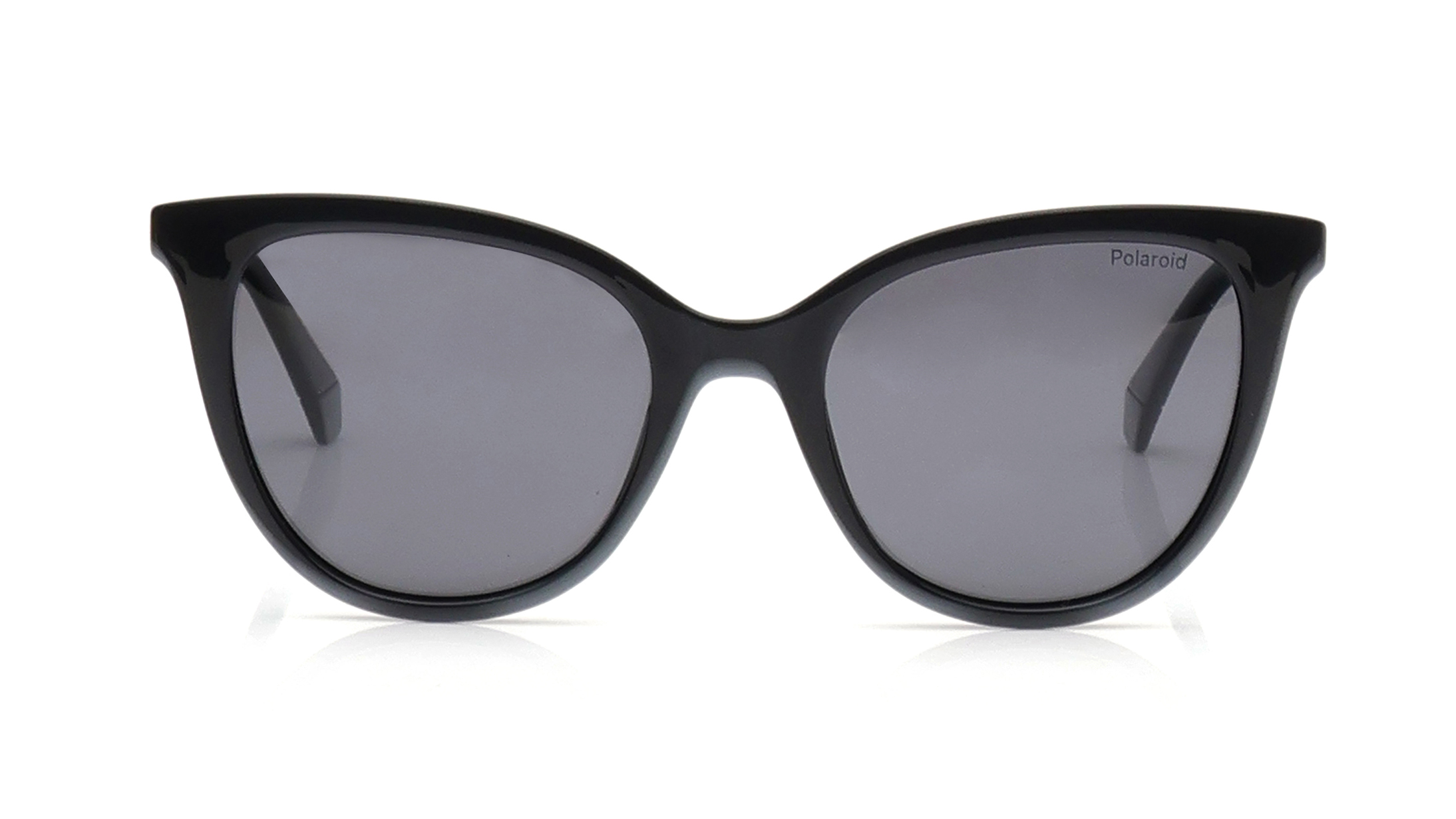 Image 1 of Grey Rectangle Sunglasses for Women from Polaroid Available at Titan Eye+