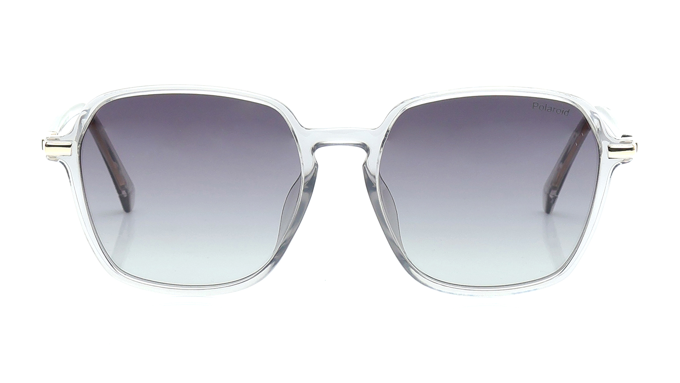 Image 1 of Green Square Sunglasses for Women from Polaroid Available at Titan Eye+