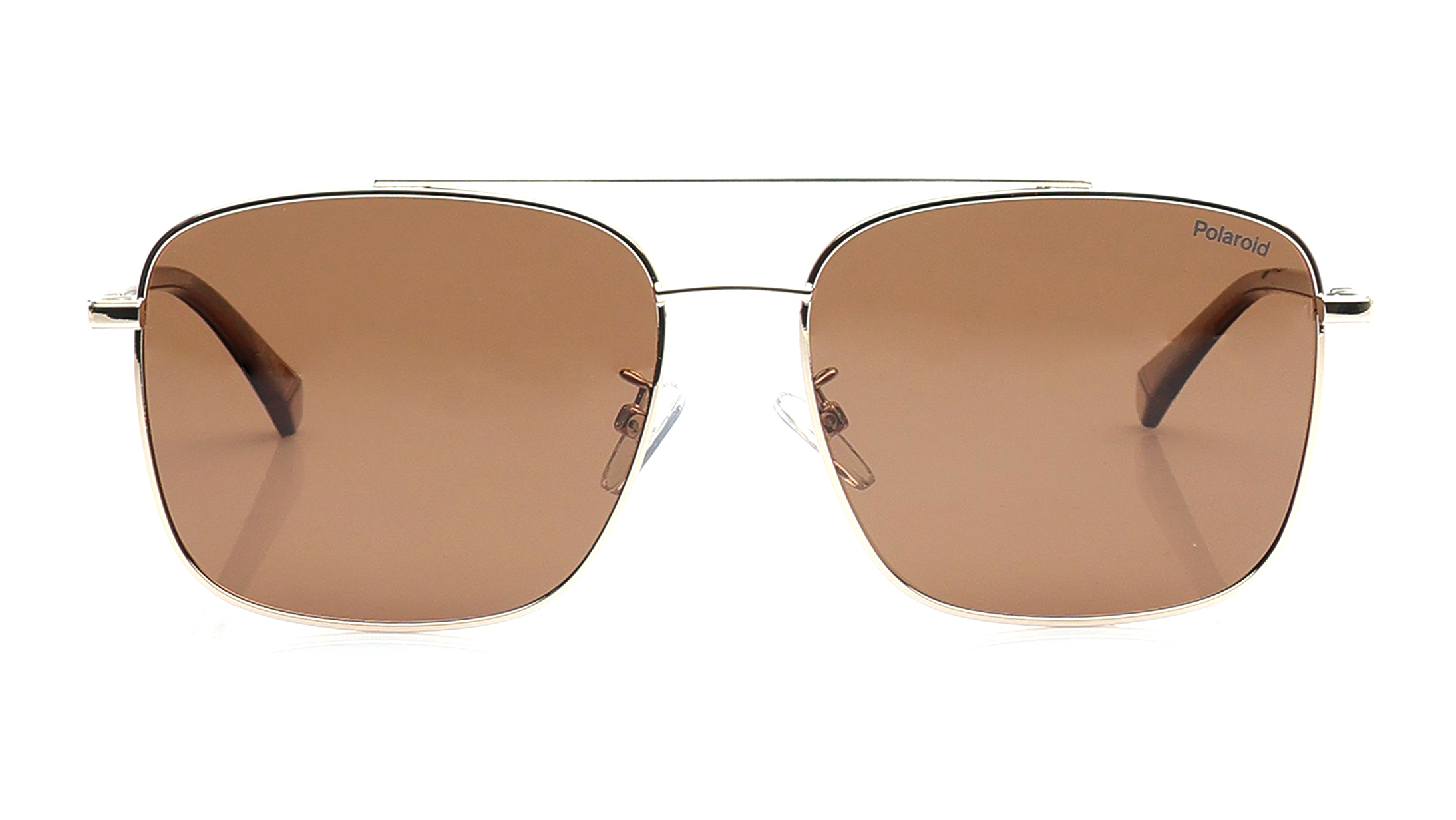 Image 1 of Bronze Navigator Sunglasses for Men from Polaroid Available at Titan Eye+