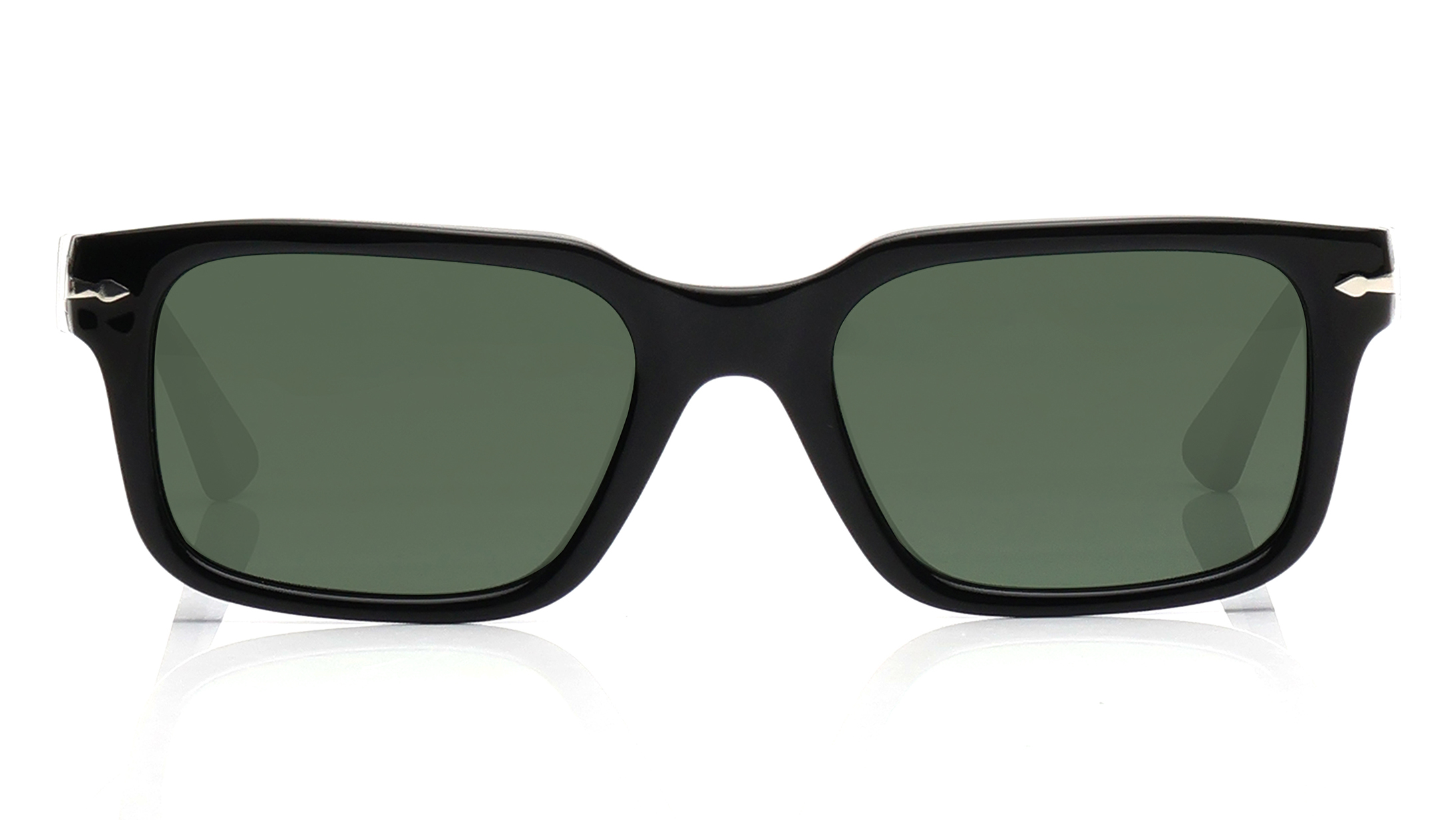 Image 1 of Green Rectangle Sunglasses for Men from Persol Available at Titan Eye+