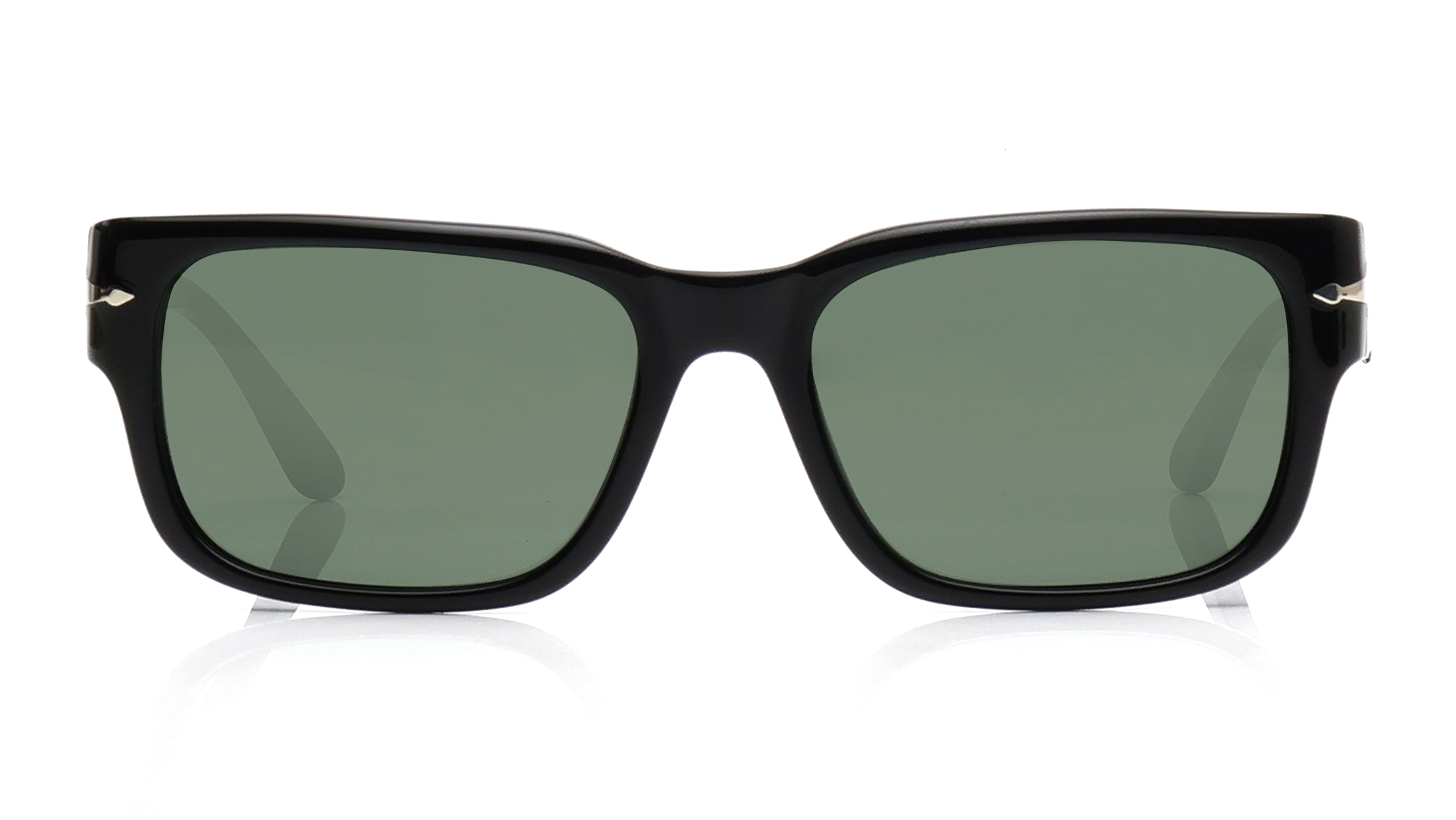 Image 1 of Green Rectangle Sunglasses for Men from Persol Available at Titan Eye+
